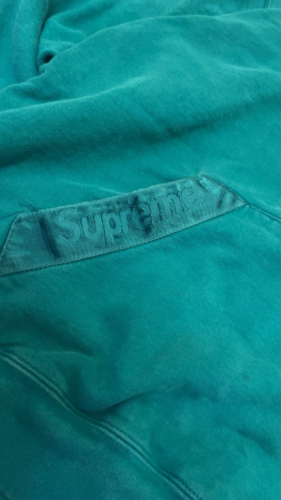 Supreme Green Tonal Webbing Supreme Hoodie Size US XL / EU 56 / 4 - 2 Thumbnail