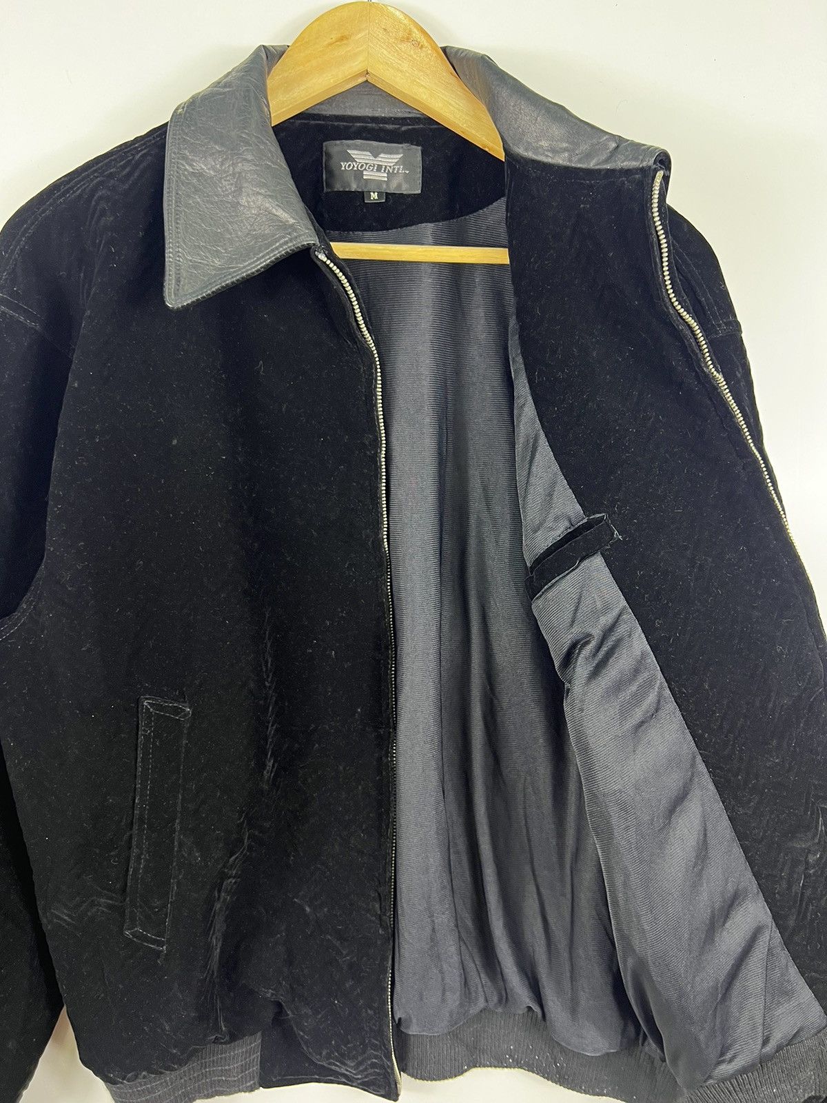 Japanese Brand 🔥 Y YOYOGI JAPANESE VELVET HERRINGBONE BOMBER JACKET - M Size US M / EU 48-50 / 2 - 7 Thumbnail
