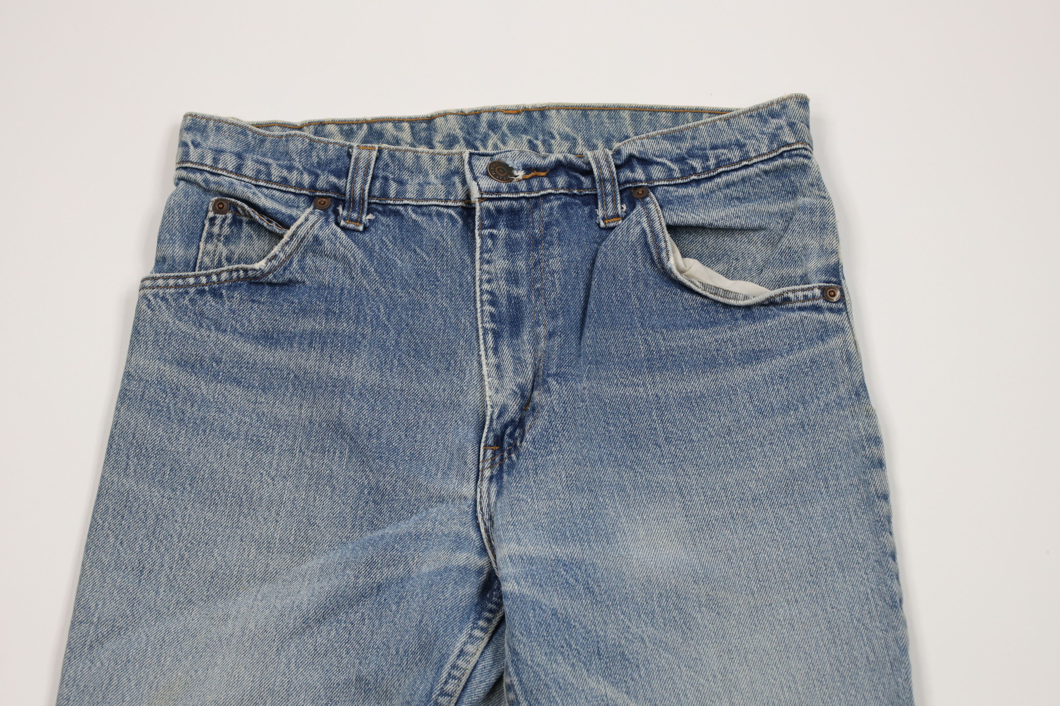 Vintage Vintage 70s Streetwear Straight Leg Denim Jeans Blue USA Size US 30 / EU 46 - 2 Thumbnail