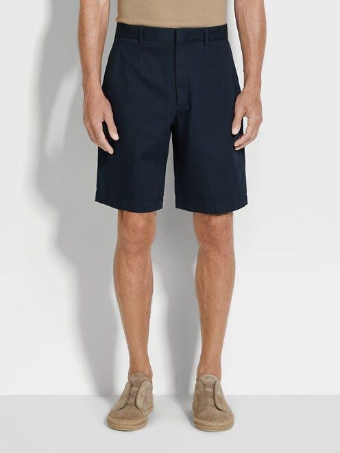 Ermenegildo Zegna o1s1rm0325 RUDI37A7 Short in Navy Blue Size US 32 / EU 48 - 4 Thumbnail