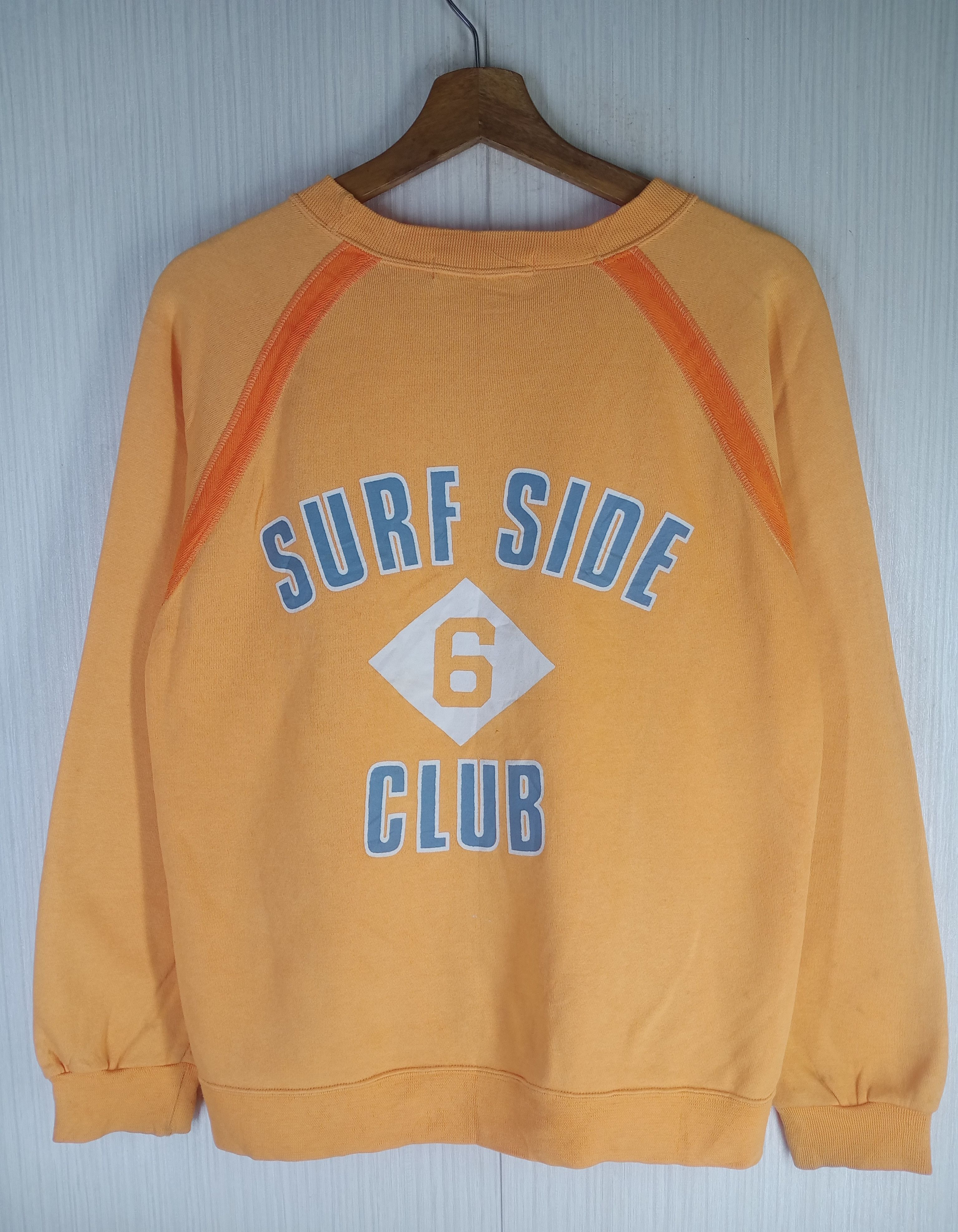 Ron Jon Surf Shop Rare Vintage 80s Lightning Bolt Surf Side Club Sweatshirt Size US M / EU 48-50 / 2 - 1 Thumbnail
