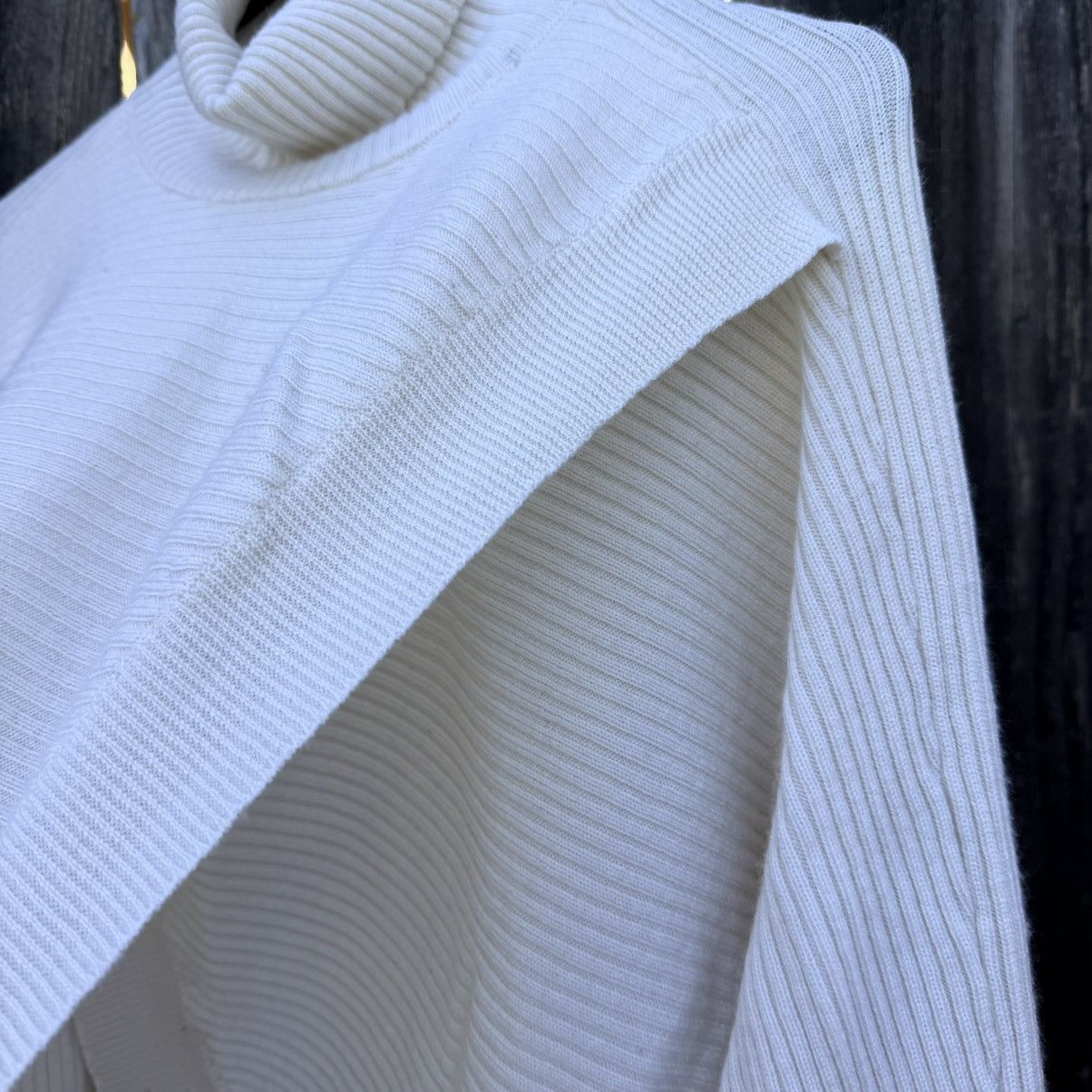 Allsaints AllSaints Marias Jumper XS 100% Merino Wool Cropped Layered Size XS / US 0-2 / IT 36-38 - 5 Thumbnail