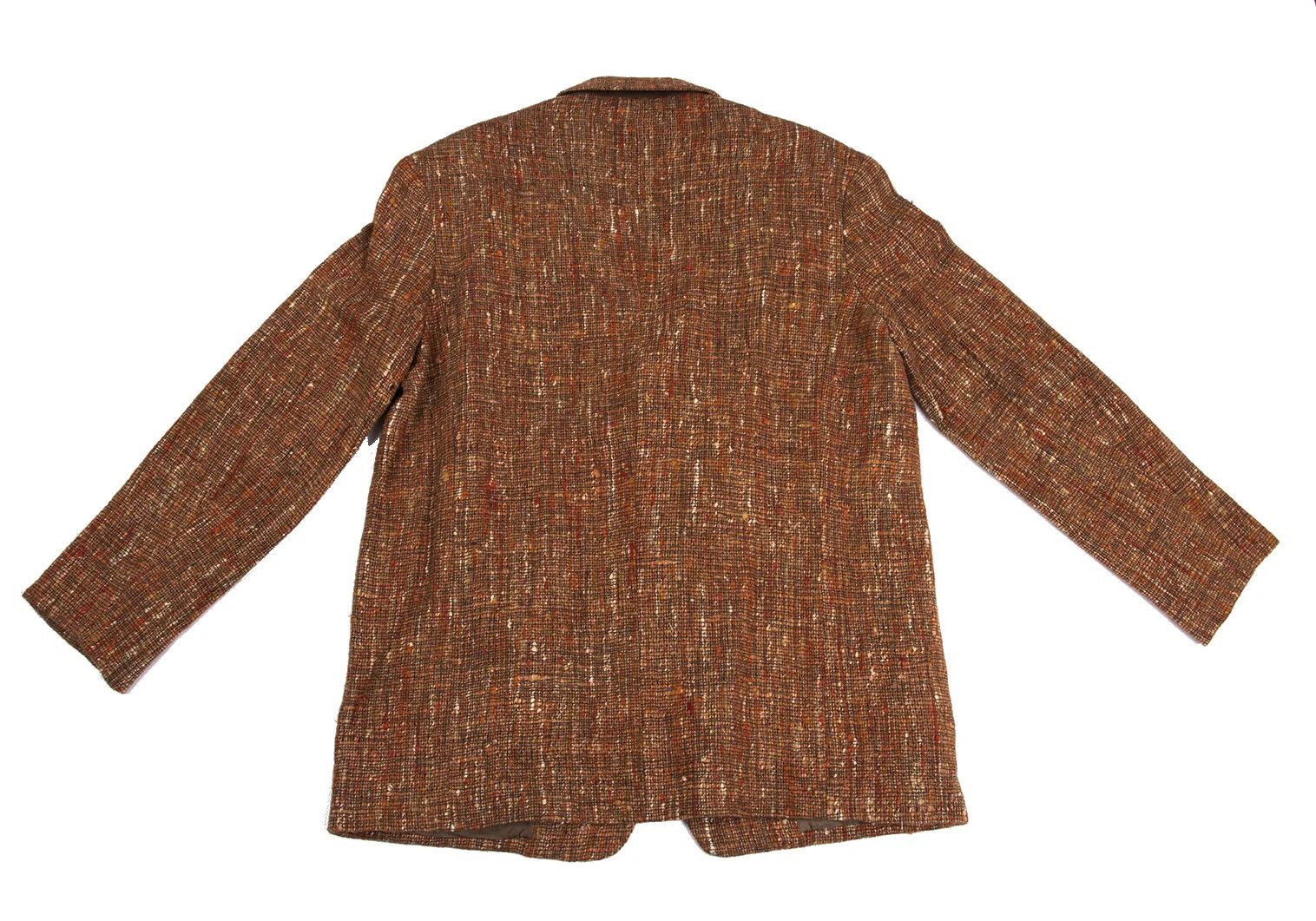 Yohji Yamamoto Yohji Yamamoto Wool Silk T Jacket Orange M Size US M / EU 48-50 / 2 - 12 Thumbnail