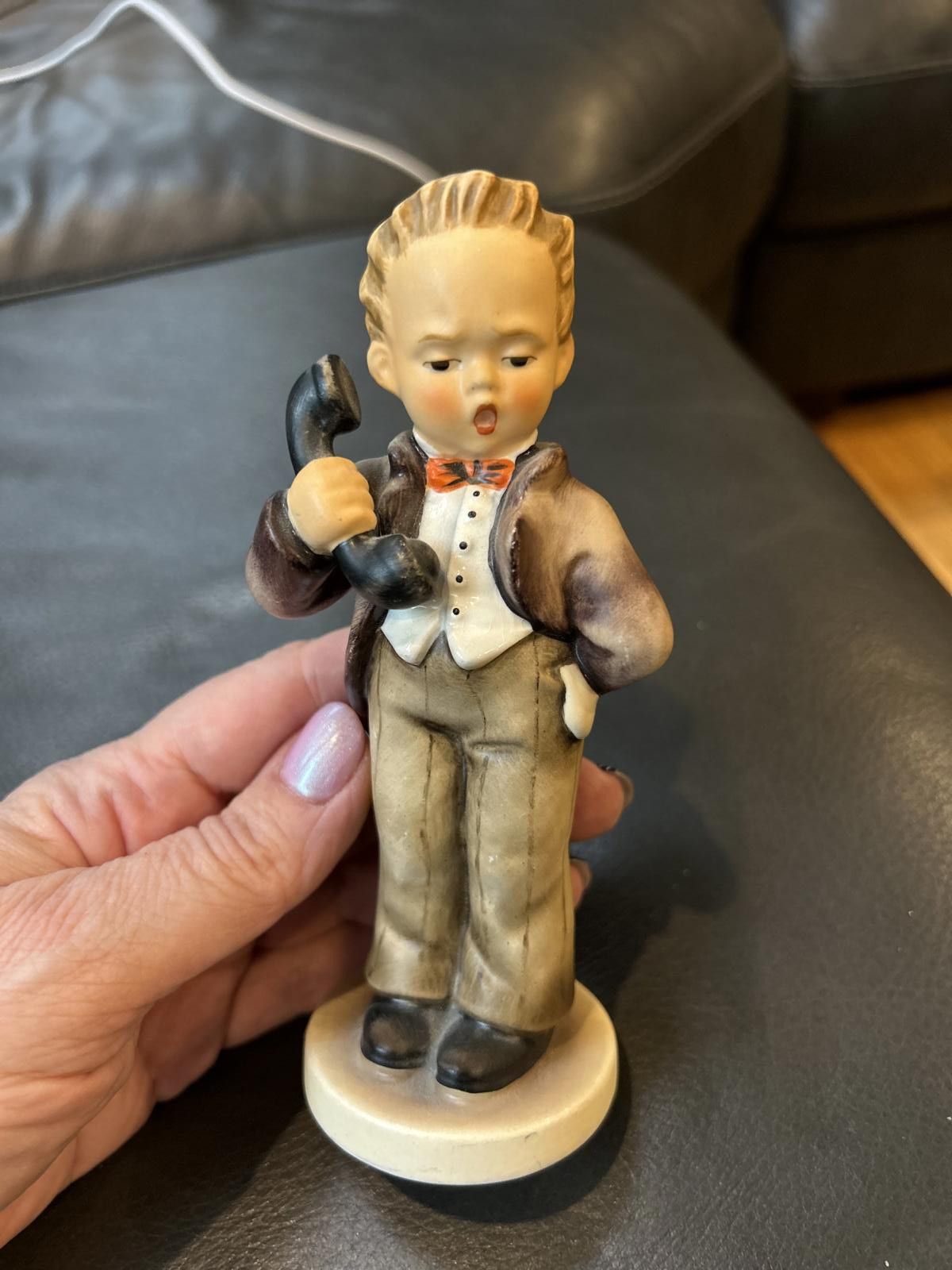 Goebel Figurine - “Hello” Adorable Child with Telephone