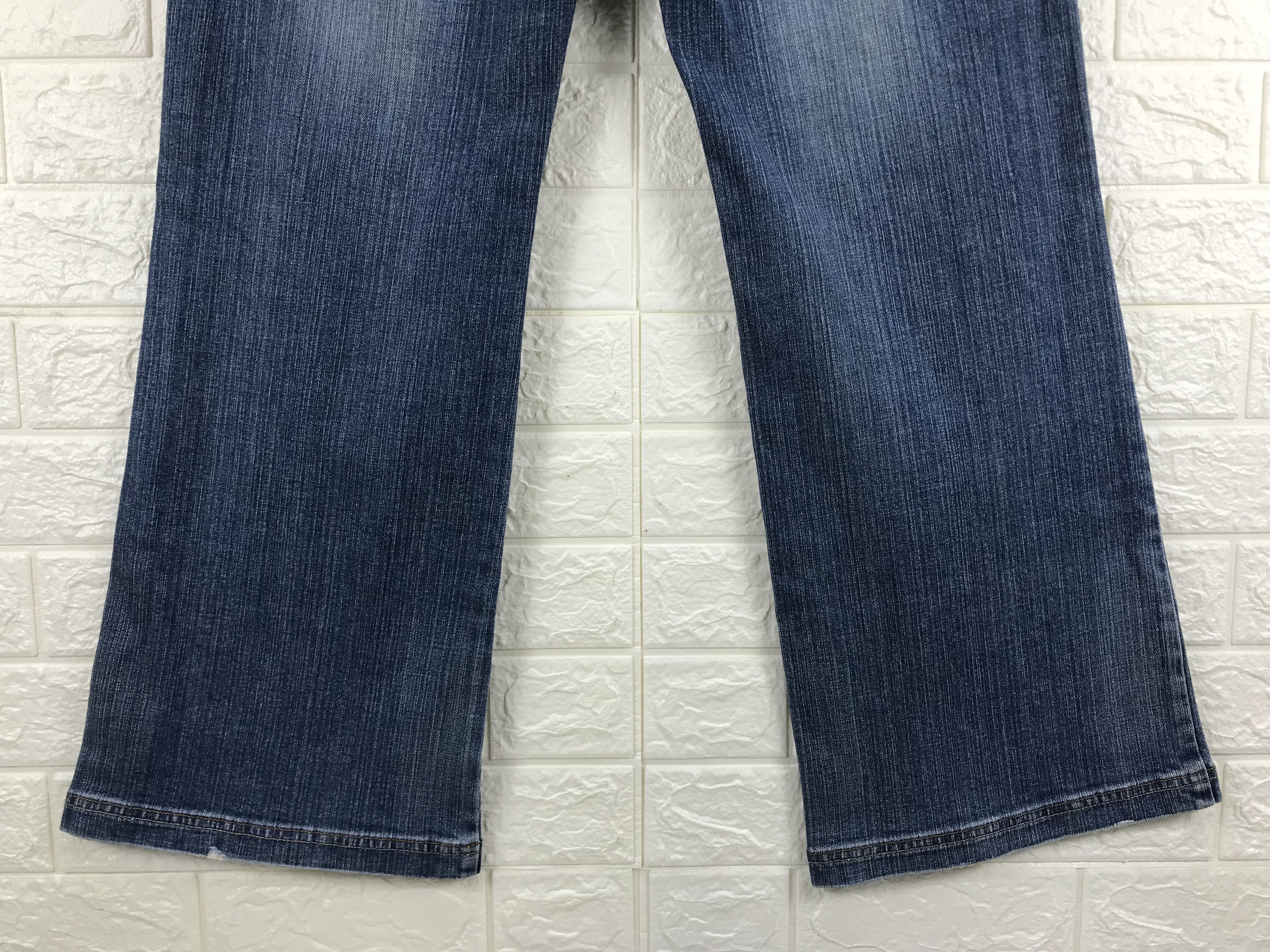 Japanese Brand Vintage Flare Japanese Double Waist Jeans Bell Bottoms Denim Size US 31 - 8 Thumbnail