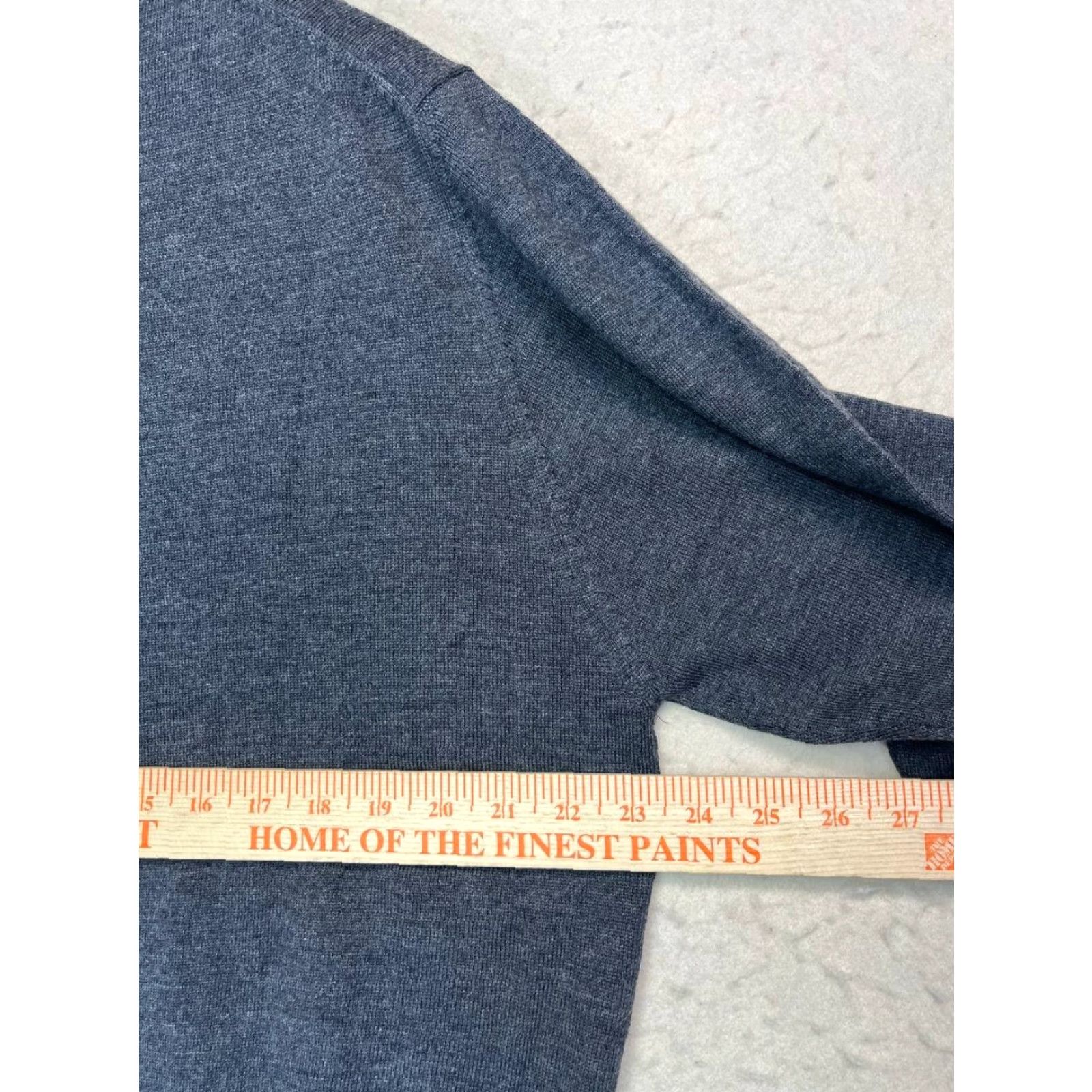 Vintage Kirkland Signature Sweater Shirt Men L Gray Mock Neck 100% Merino Wool Pullover Long Sleeve Regular Size Large Size US L / EU 52-54 / 3 - 3 Thumbnail