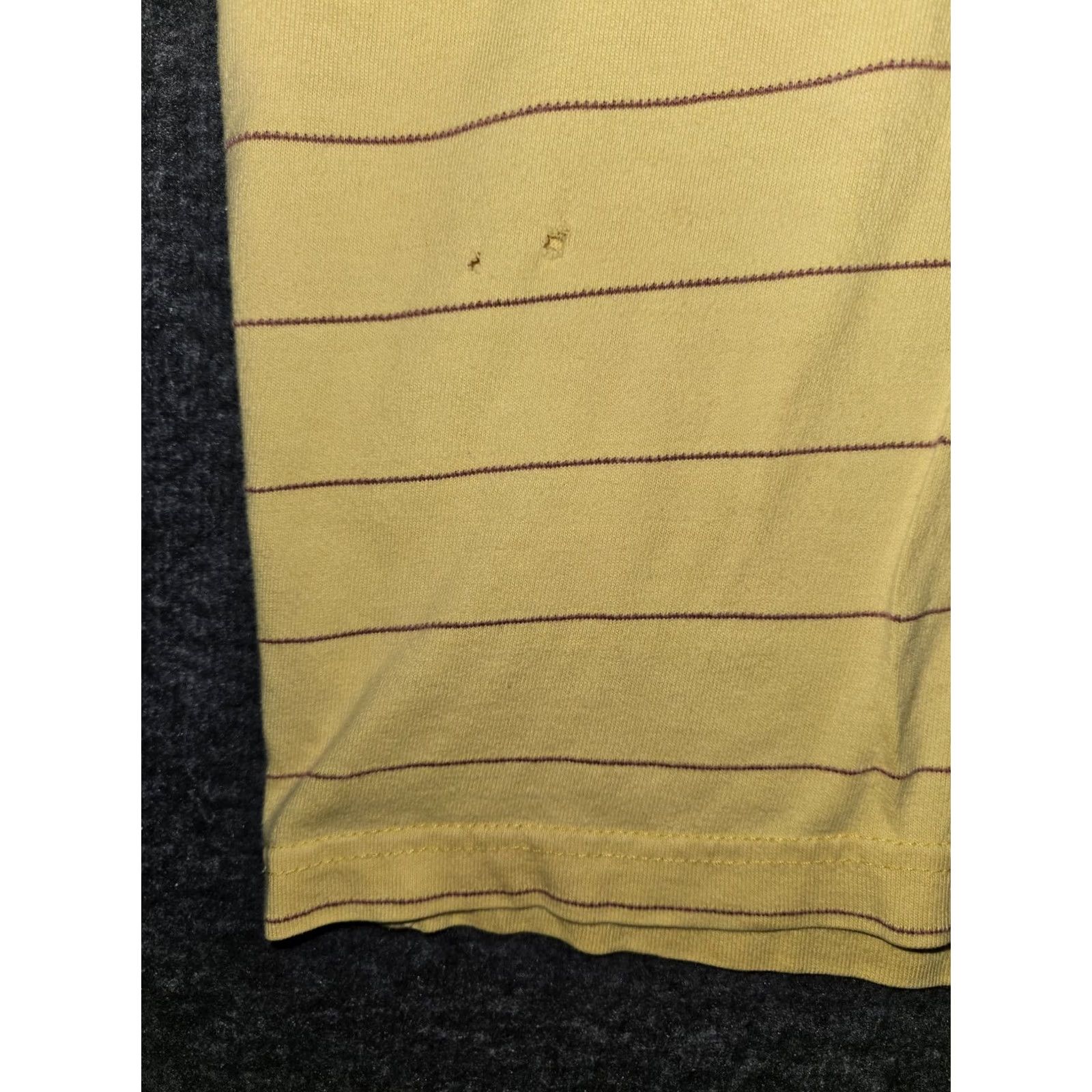 Ralph Lauren VINTAGE Chaps Ralph Lauren Polo Shirt Mens Large Yellow Striped 90s Preppy Polo Shirt 90s Mens Size US L / EU 52-54 / 3 - 8 Thumbnail