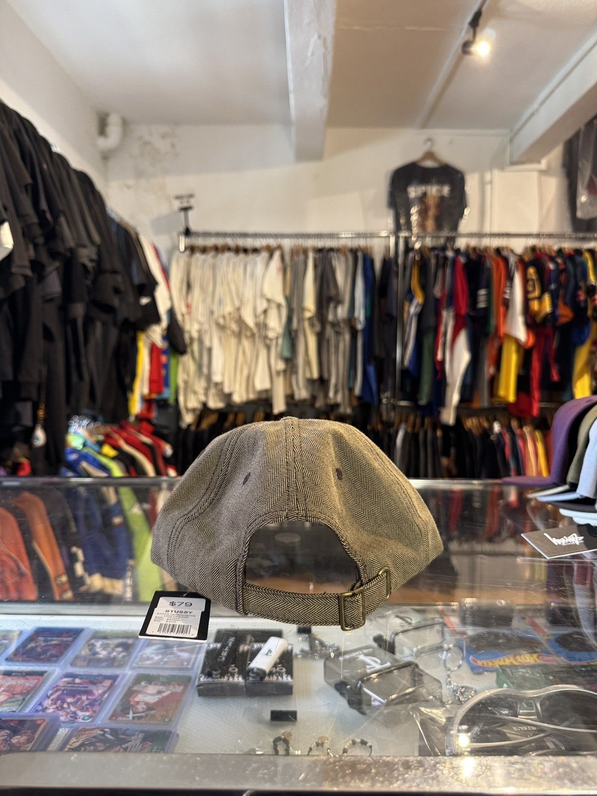 Stussy STUSSY STOCK HERRINGBONE LOW PRO CAP Size ONE SIZE - 3 Thumbnail