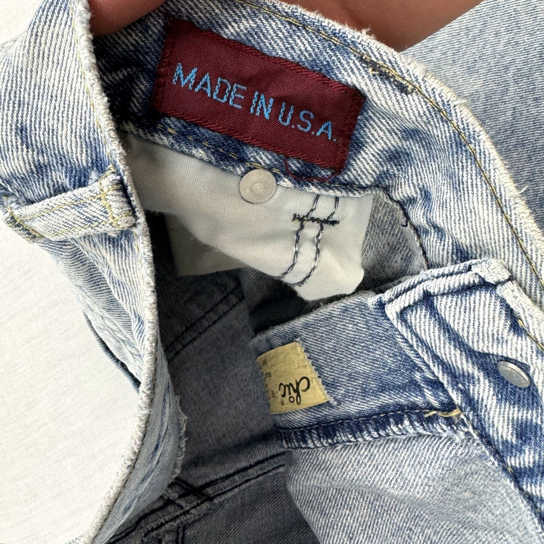 Vintage VINTAGE Chic Jeans Womens 16 Blue High Waist Mom Jeans USA Chic Regular Jeans 16 Womens Boyfriend? Size 38" / US 16 / IT 52 - 6 Thumbnail