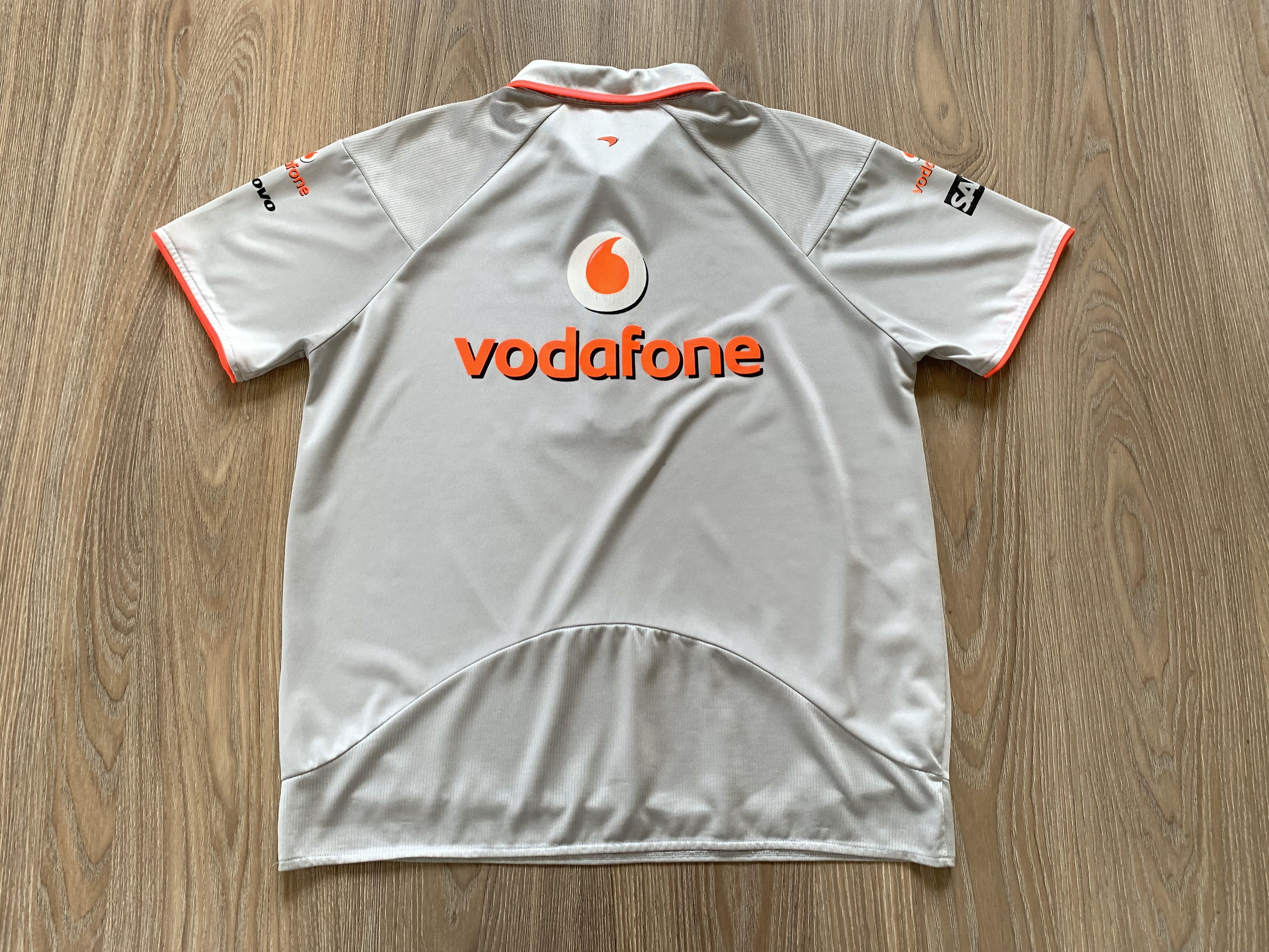 Mercedes-Benz × Rokit Vintage McLaren Mercedes Benz Vodafone Racing Polo T-Shirt Size US L / EU 52-54 / 3 - 3 Thumbnail