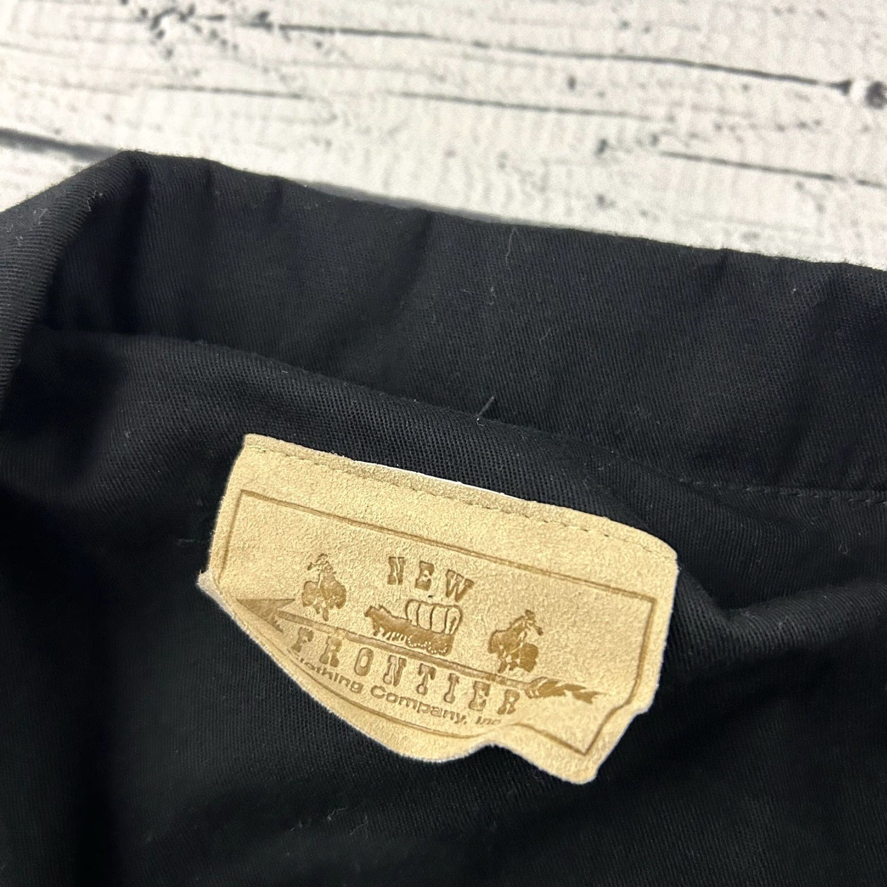Vintage VINTAGE New Frontier Western Jacket Womens Large Black Cropped Size L / US 10 / IT 46 - 2 Thumbnail