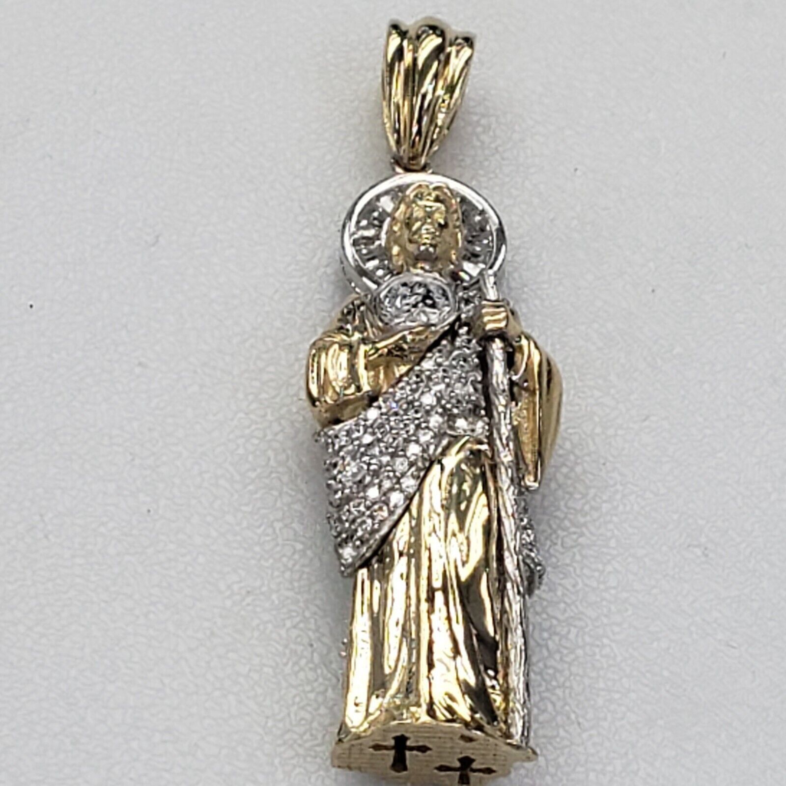 Other 3d Real 14k Gold Saint Jude judas Pendant charm Size ONE SIZE - 3 Thumbnail