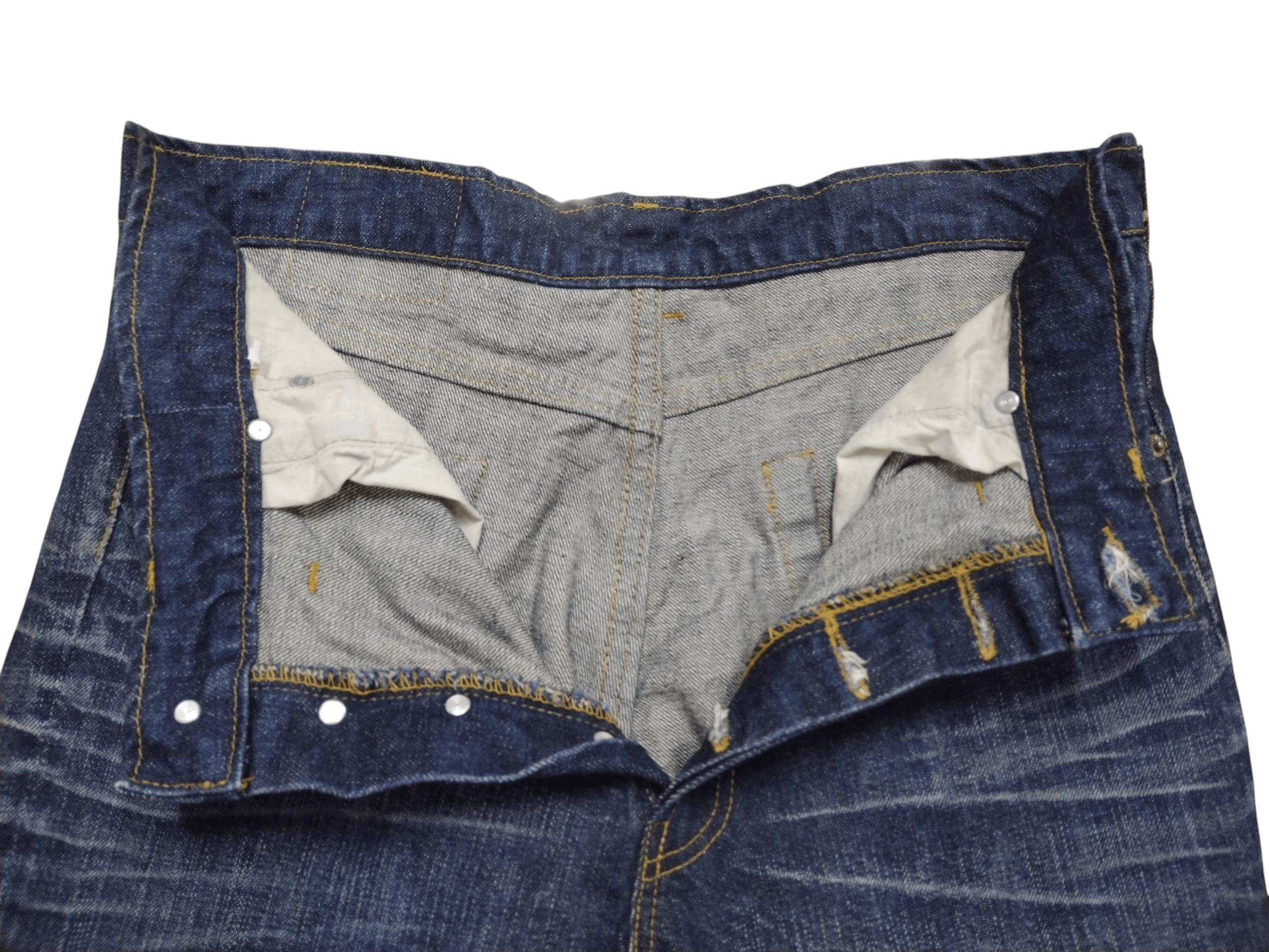 Justin Marvelous awesome Distressed like new Justin BOOT CUT jeans Size US 34 / EU 50 - 15 Thumbnail