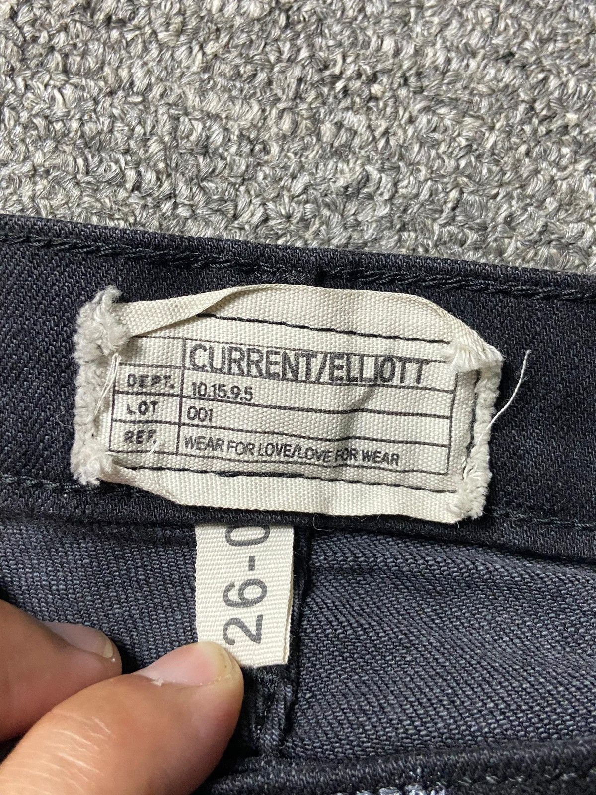 Current/Elliot Vintage Current/Elliot Stilleto Trucker Paint Jeans (140) Size US 29 - 3 Thumbnail