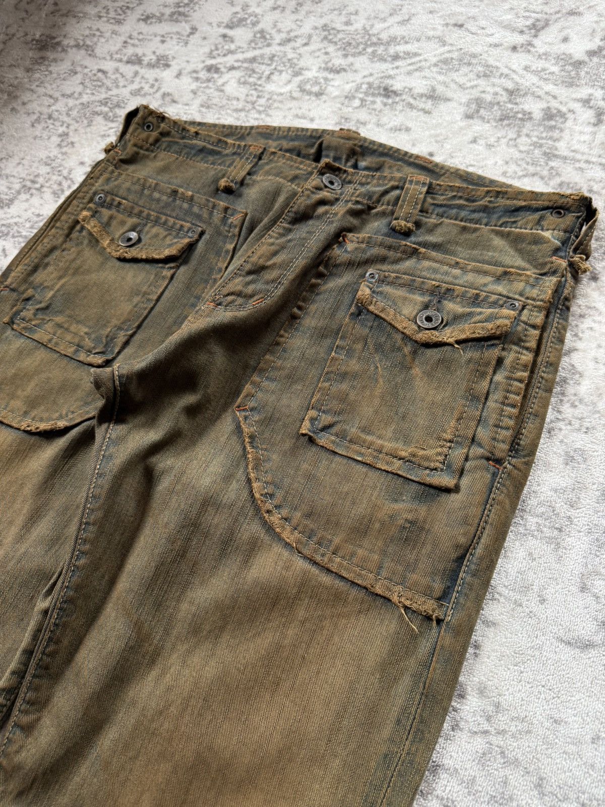 Edwin Edwin XV OG Bush Pocket Mud Wash Work Wear Style Jeans Size US 34 / EU 50 - 4 Thumbnail