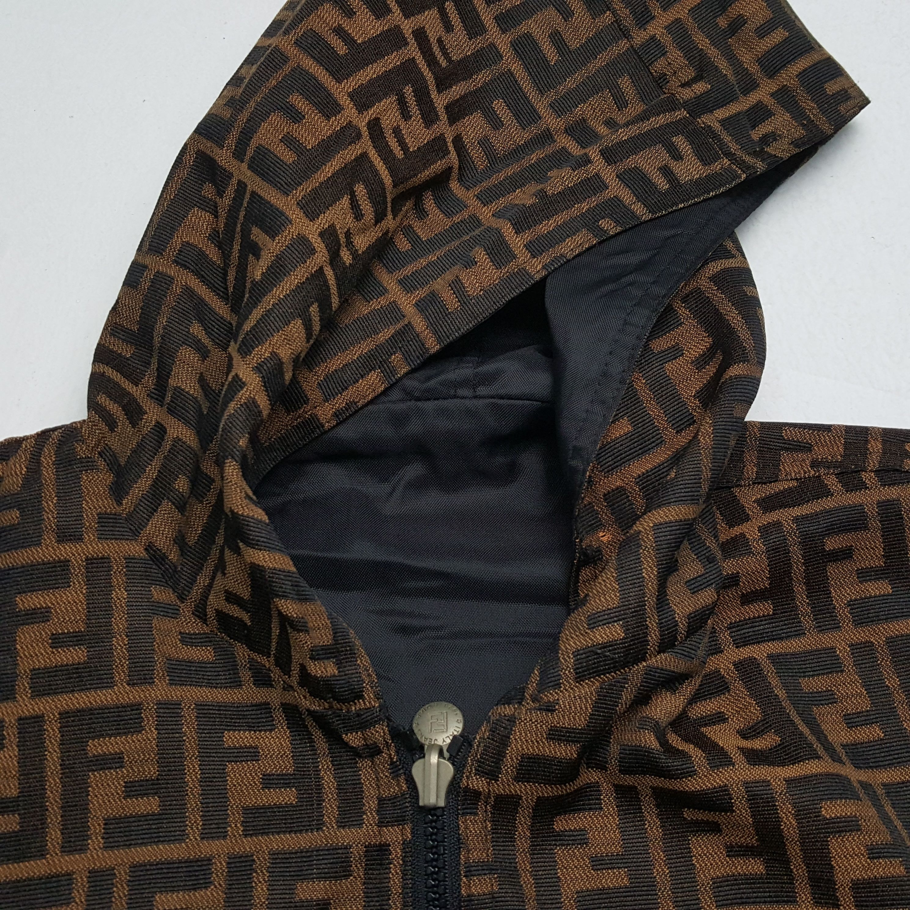 Fendi Vintage FENDI Italian Brand Monogram Reversible Jacket Size US L / EU 52-54 / 3 - 15 Thumbnail
