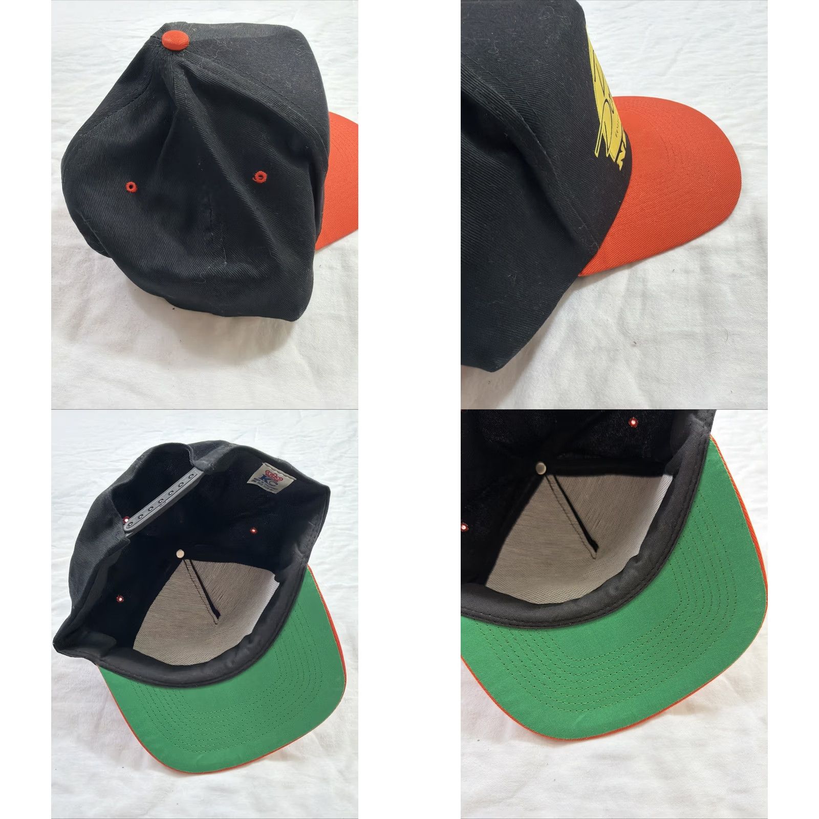 Vintage VINTAGE KC Collections Snapback Hat Mens One Size Black Orange Dick Donnelly Nevada Size ONE SIZE - 9 Thumbnail