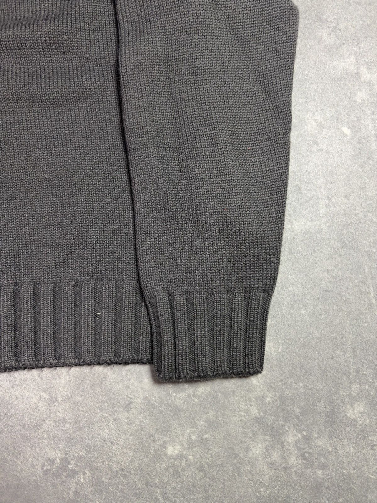 Diesel 00s Diesel Big Logo Wool Thick Boxy Knit Sweater M Size M / US 6-8 / IT 42-44 - 5 Thumbnail