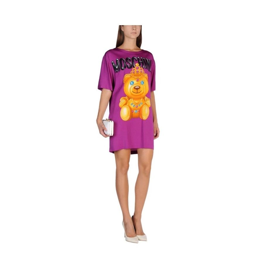 Moschino SS17 Moschino Couture Jeremy Scott Crowned Teddy Bear Dress Size S / US 4 / IT 40 - 5 Thumbnail