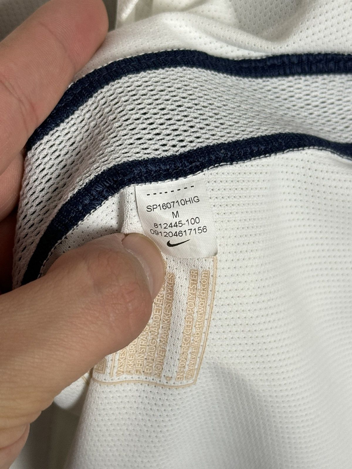 Nike Norway National Team 16/18 Away Football Player Issue Jersey Size M / US 6-8 / IT 42-44 - 13 Thumbnail