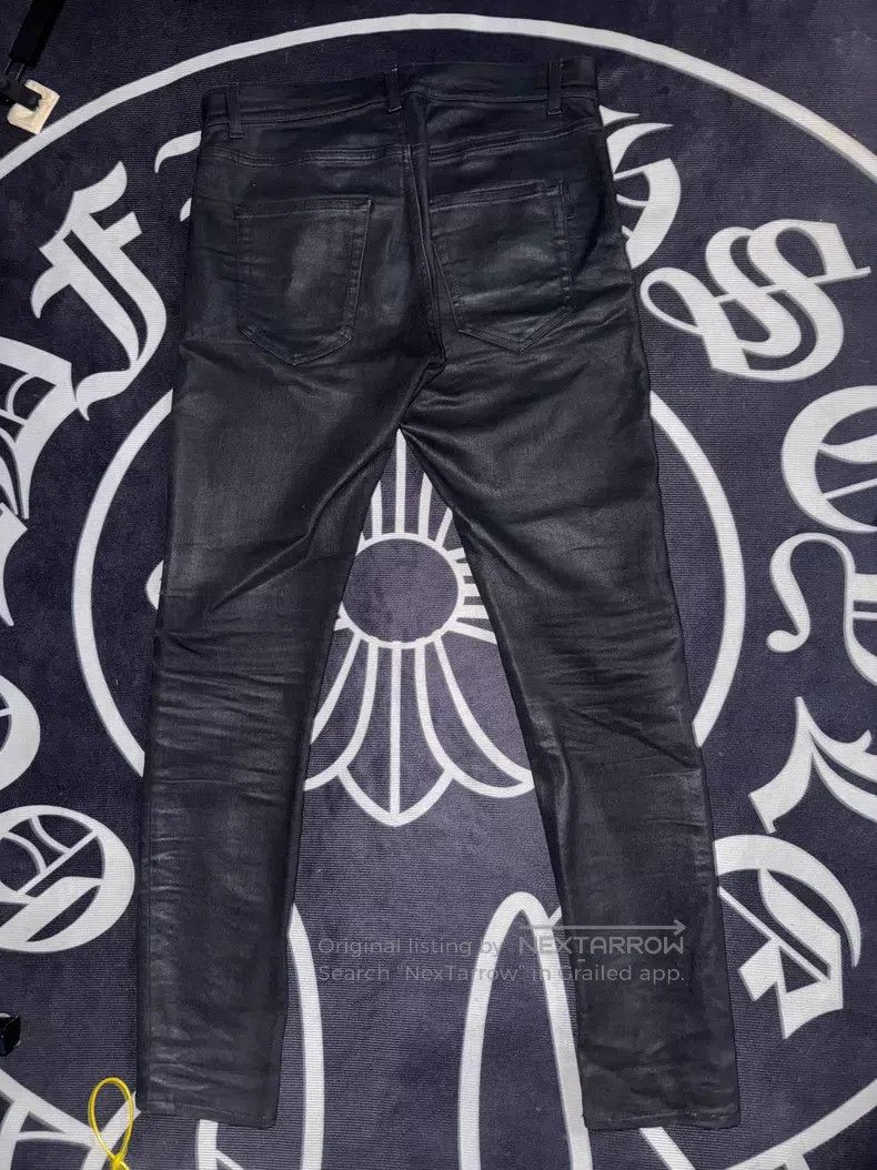 Saint Laurent Paris Saint Laurent Paris Heavy Coated Wax-Dyed Basic Denim Jean Size US 31 - 3 Thumbnail