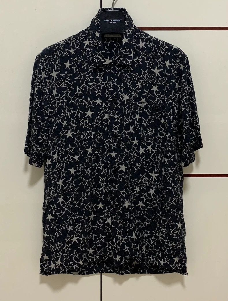 Saint Laurent Paris Saint Laurent Paris size 38 19fw Mulberry Silk Black and W Size US M / EU 48-50 / 2 - 1 Thumbnail