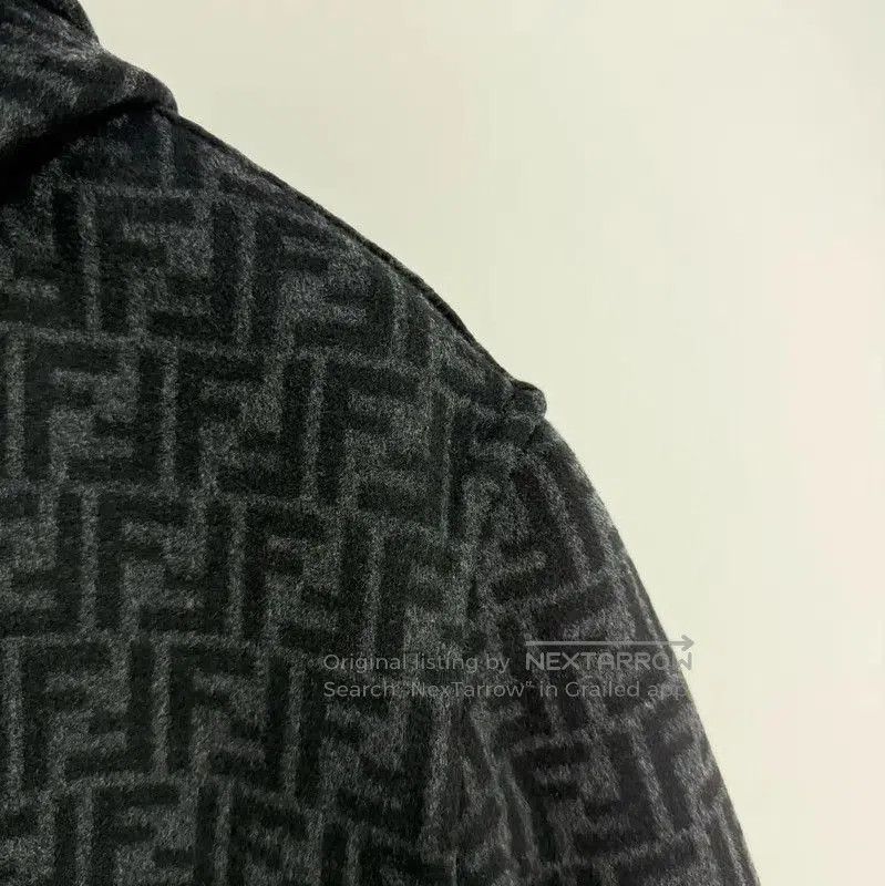 Fendi Fendi Men's Hooded Wool Coat in Multi-Color . Size US M / EU 48-50 / 2 - 4 Thumbnail