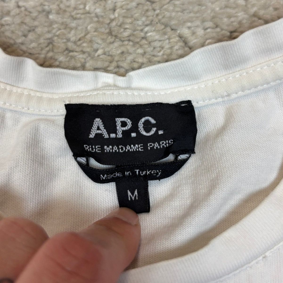 A.P.C. A.P.C. No Fun Tee Short Sleeve T Shirt Men's Medium Size US M / EU 48-50 / 2 - 6 Thumbnail