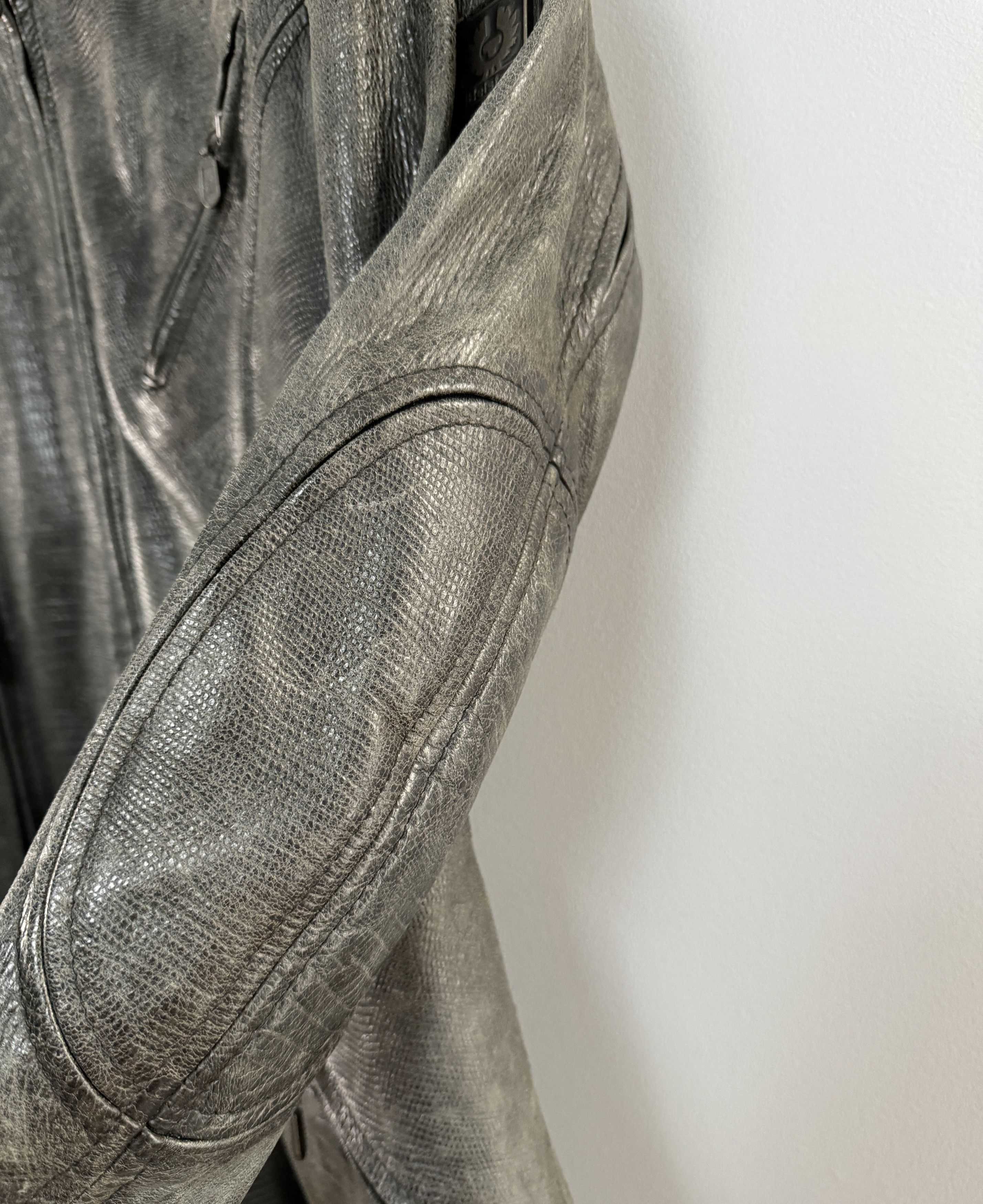 Belstaff Belstaff Leather Jacket Multipocket Gray Motorcycle Size 42 Size M / US 6-8 / IT 42-44 - 4 Thumbnail