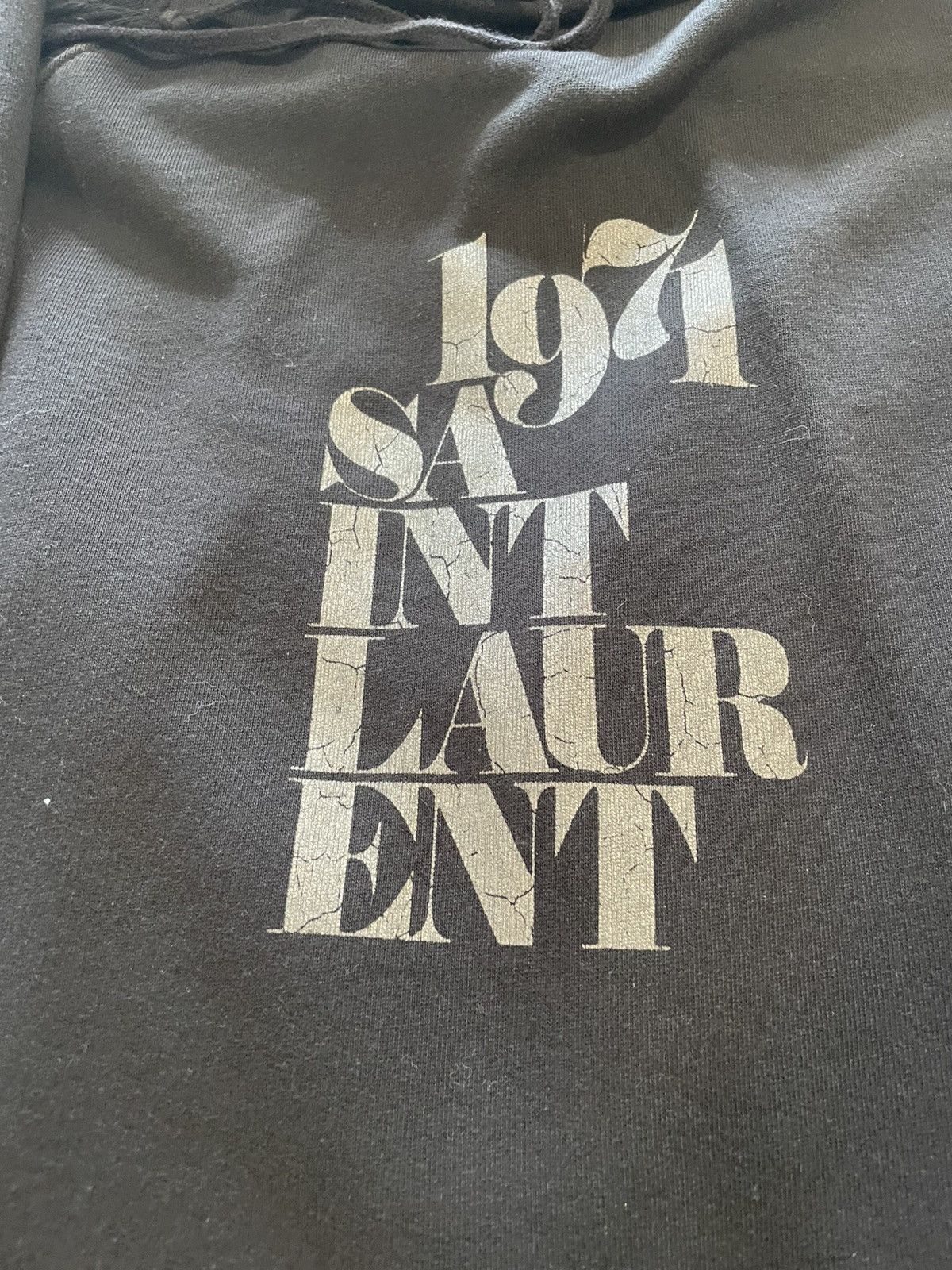Saint Laurent Paris Saint Laurent 1971 black hoodie Size US M / EU 48-50 / 2 - 3 Thumbnail