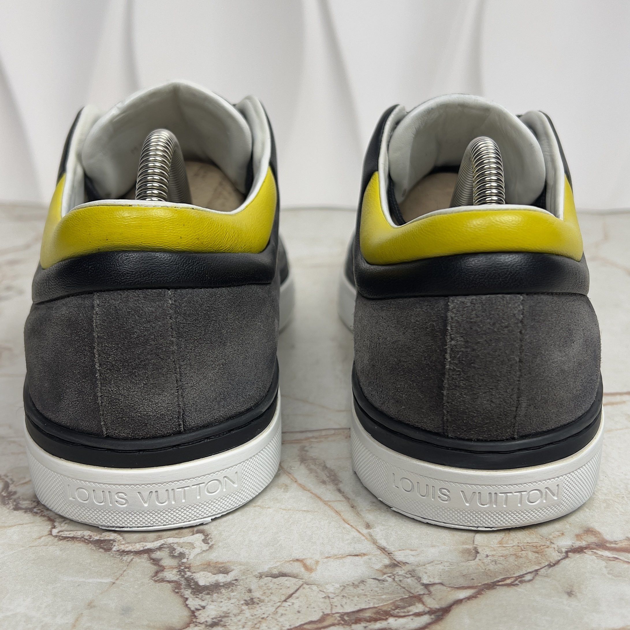Gucci Twister Trainers Gray Damier Suede Canvas Leather Size US 8 / EU 41 - 6 Thumbnail