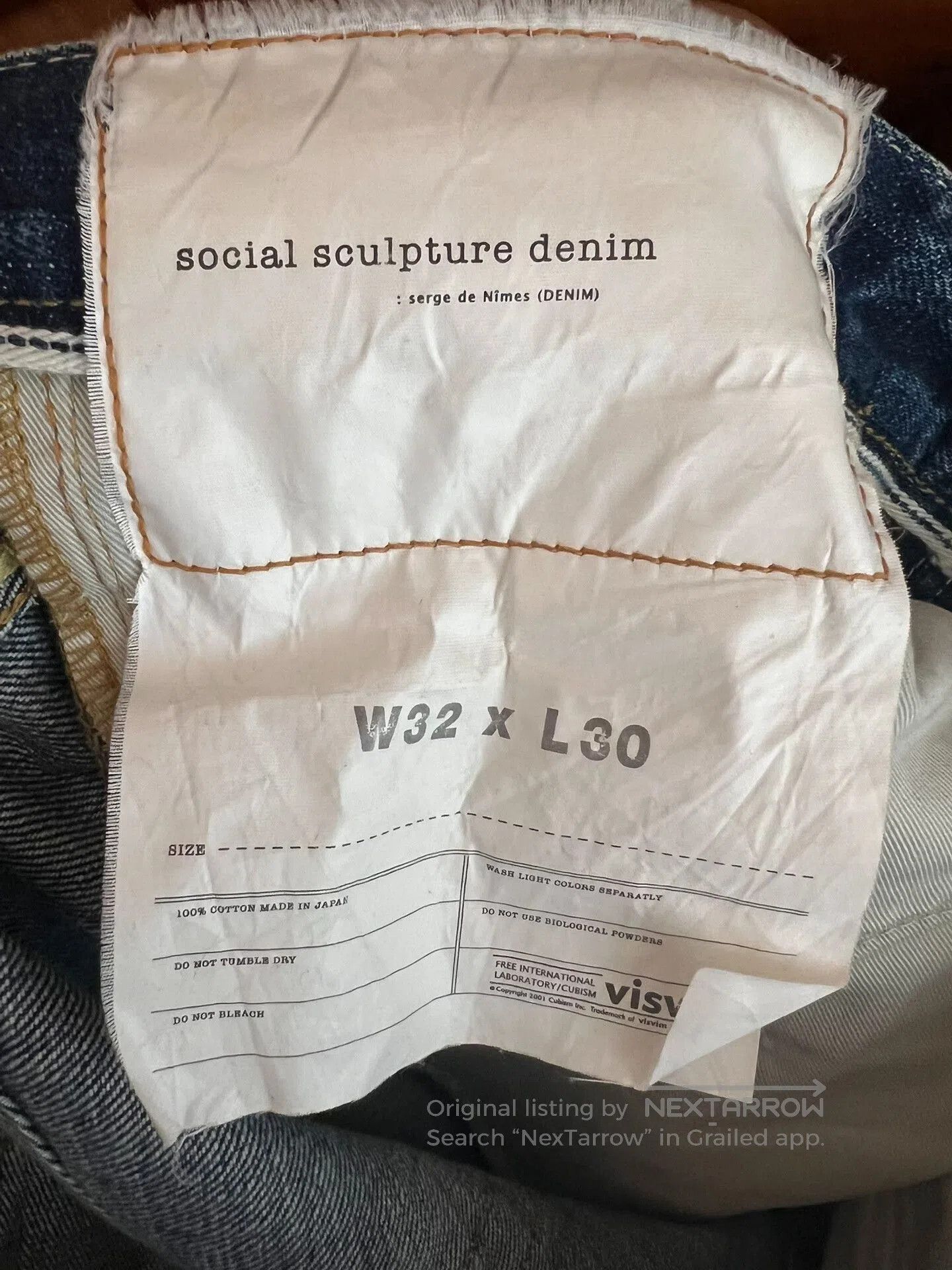 Visvim visvim distressed denim jeans with unique features. Size US 32 / EU 48 - 7 Thumbnail