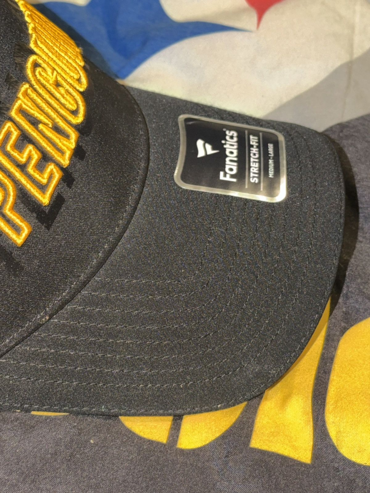 NHL Fanatics NHL Hockey Pittsburgh Penguins Fitted Hat Men M/L Size ONE SIZE - 17 Thumbnail