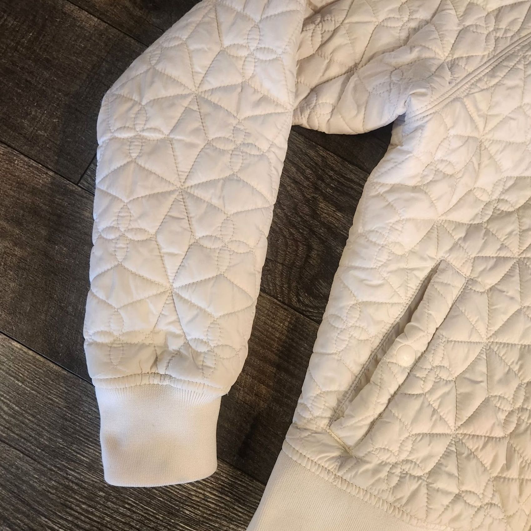 The North Face The North Face Jacket Womens Petite Medium Quilted Puffer Insulated Full Zip Pockets White Size M / US 6-8 / IT 42-44 - 5 Thumbnail