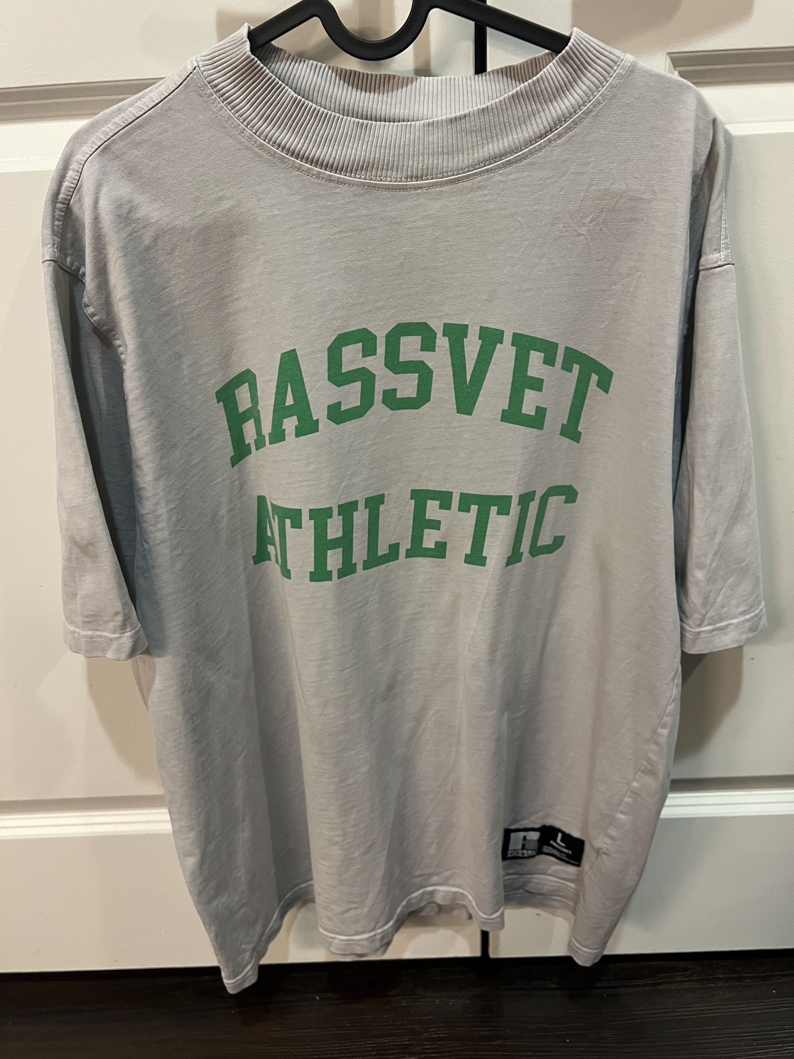 PACCBET × Russell Athletic Rassvet Russell Athletic Printed Woven T-Shirt Size US L / EU 52-54 / 3 - 1 Thumbnail