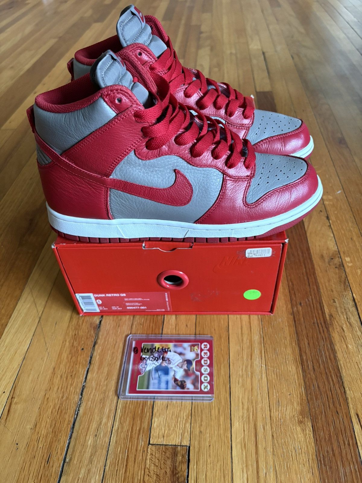 Nike Dunk High UNLV QS Premium Leather 2015 US9
