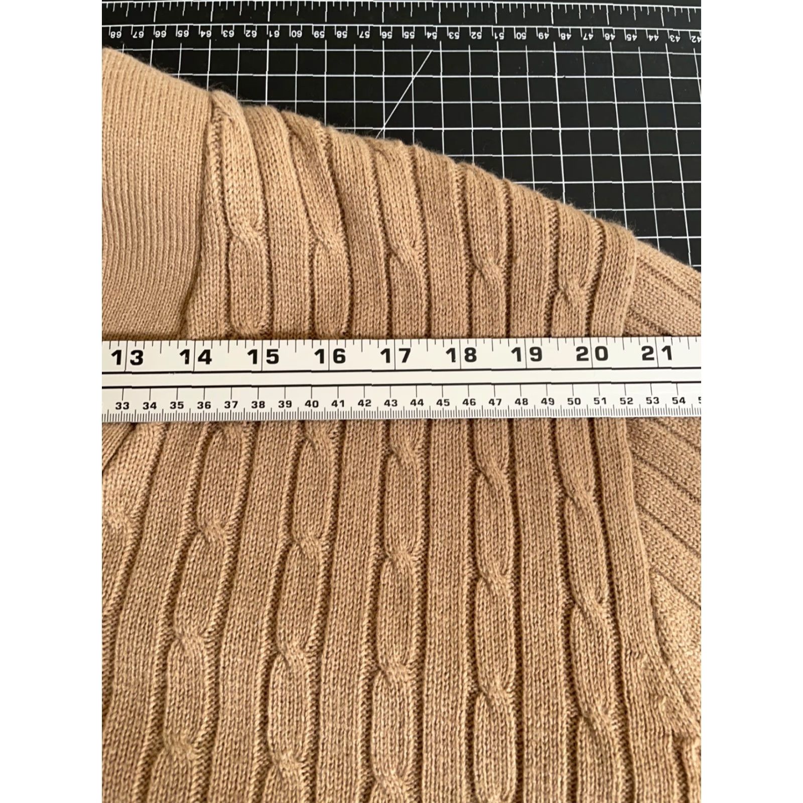 Sears VINTAGE Sears Men's Cardigan Sweater Adult XL Heavyweight Chunky Knit Brown V-Neck Fall Winter Size US XL / EU 56 / 4 - 7 Thumbnail