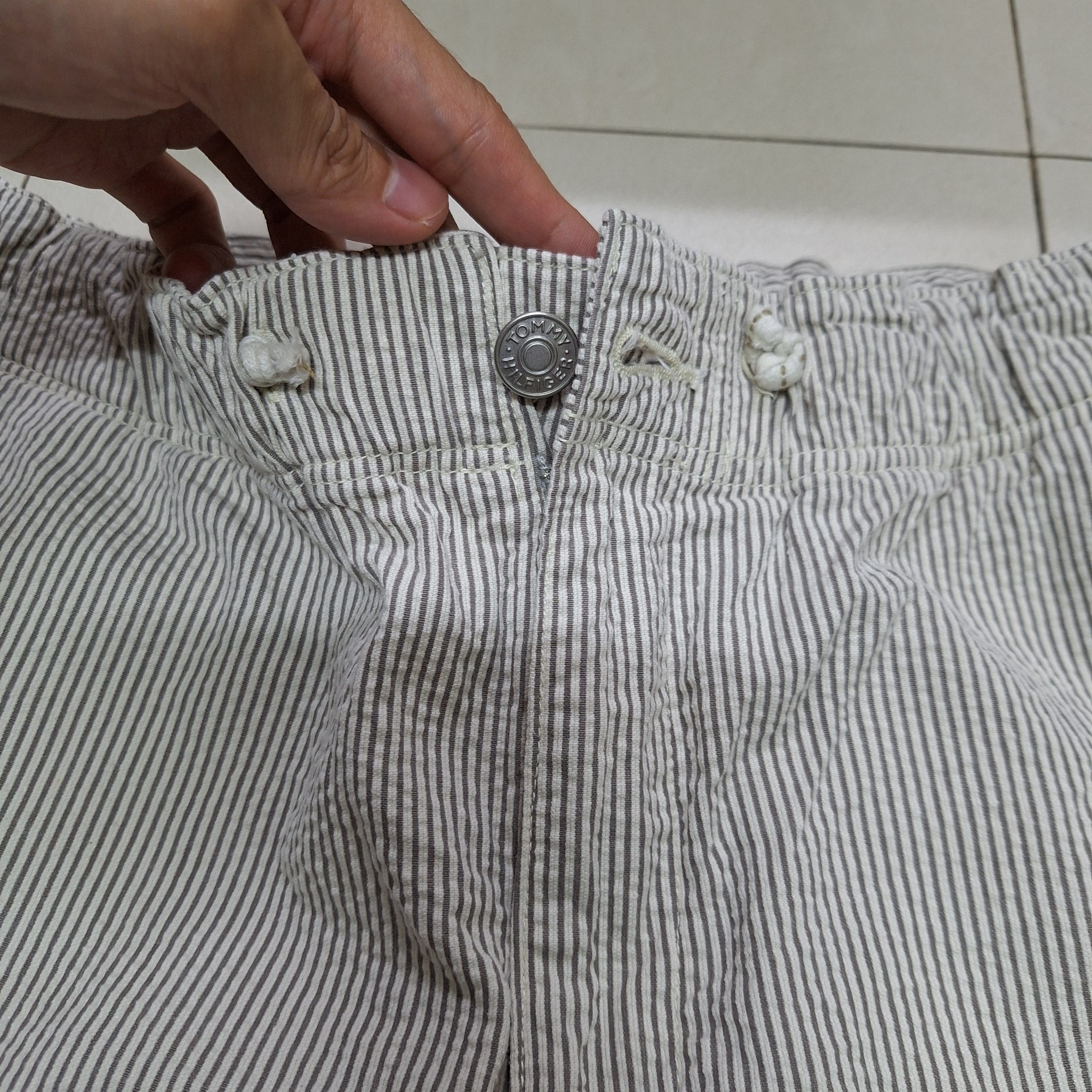 Tommy Hilfiger Tommy Hilfiger Baggy Striped Cargo Pants Size US 31 - 6 Thumbnail