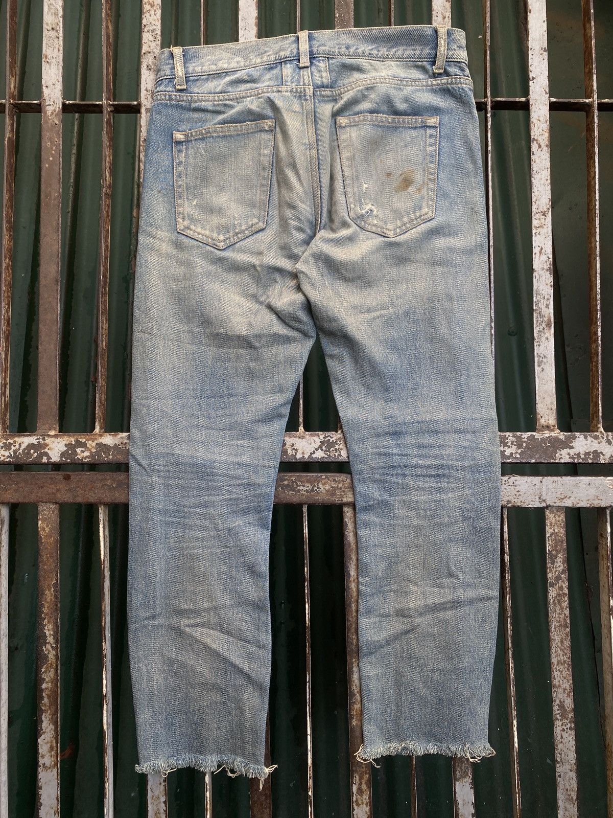 Saint Laurent Paris Saint Laurent Paris - Surf Sound D01 Distressed Crash Denim Size US 32 / EU 48 - 5 Thumbnail