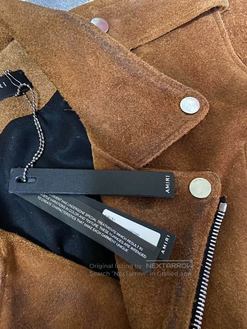Amiri Amiri Size S Old og heavy suede coat Size US S / EU 44-46 / 1 - 3 Thumbnail