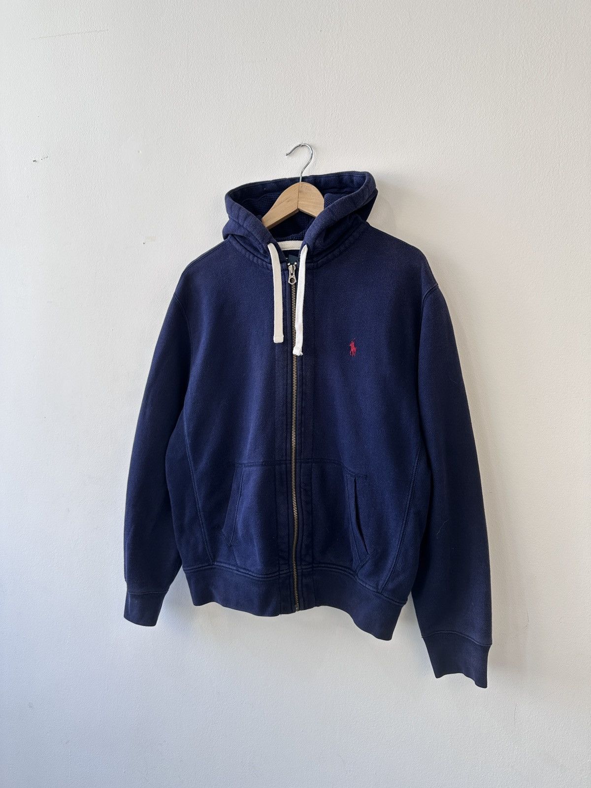 Polo Ralph Lauren Polo Ralph Lauren Full Zip Hoodie Pony Large Waffle Lined Size US L / EU 52-54 / 3 - 4 Thumbnail