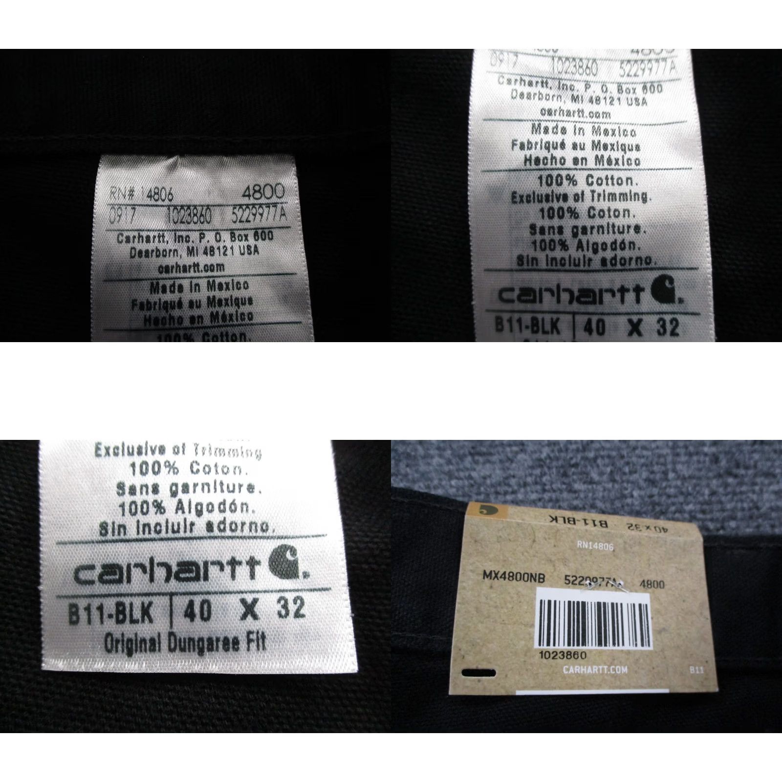 Carhartt Carhartt Jeans Men 40 X 32 Denim Loose Original Fit Workwear NEW Size US 37 - 8 Thumbnail