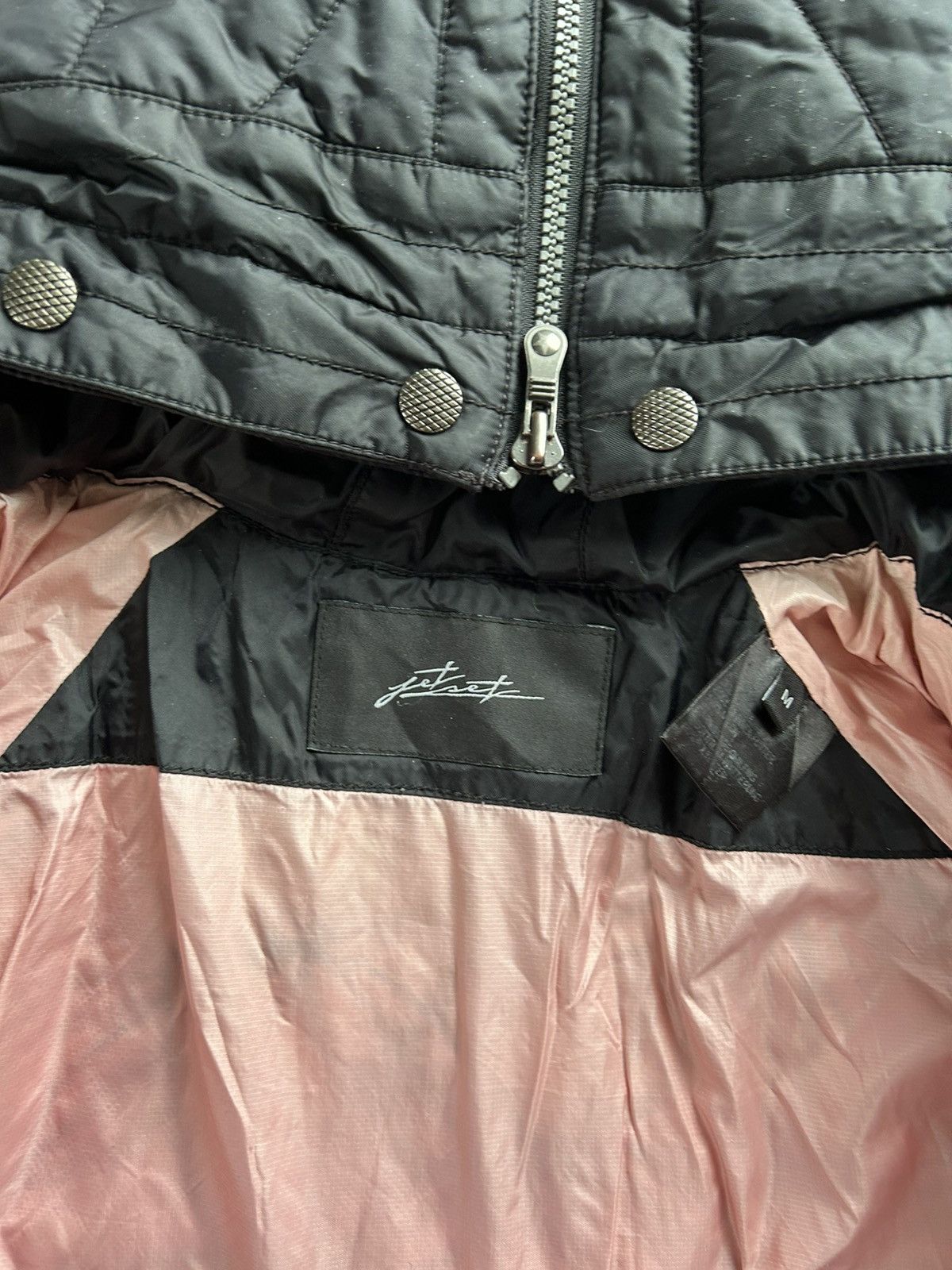 JET SET Jet set black ski city jacket floral S Size S / US 4 / IT 40 - 9 Thumbnail