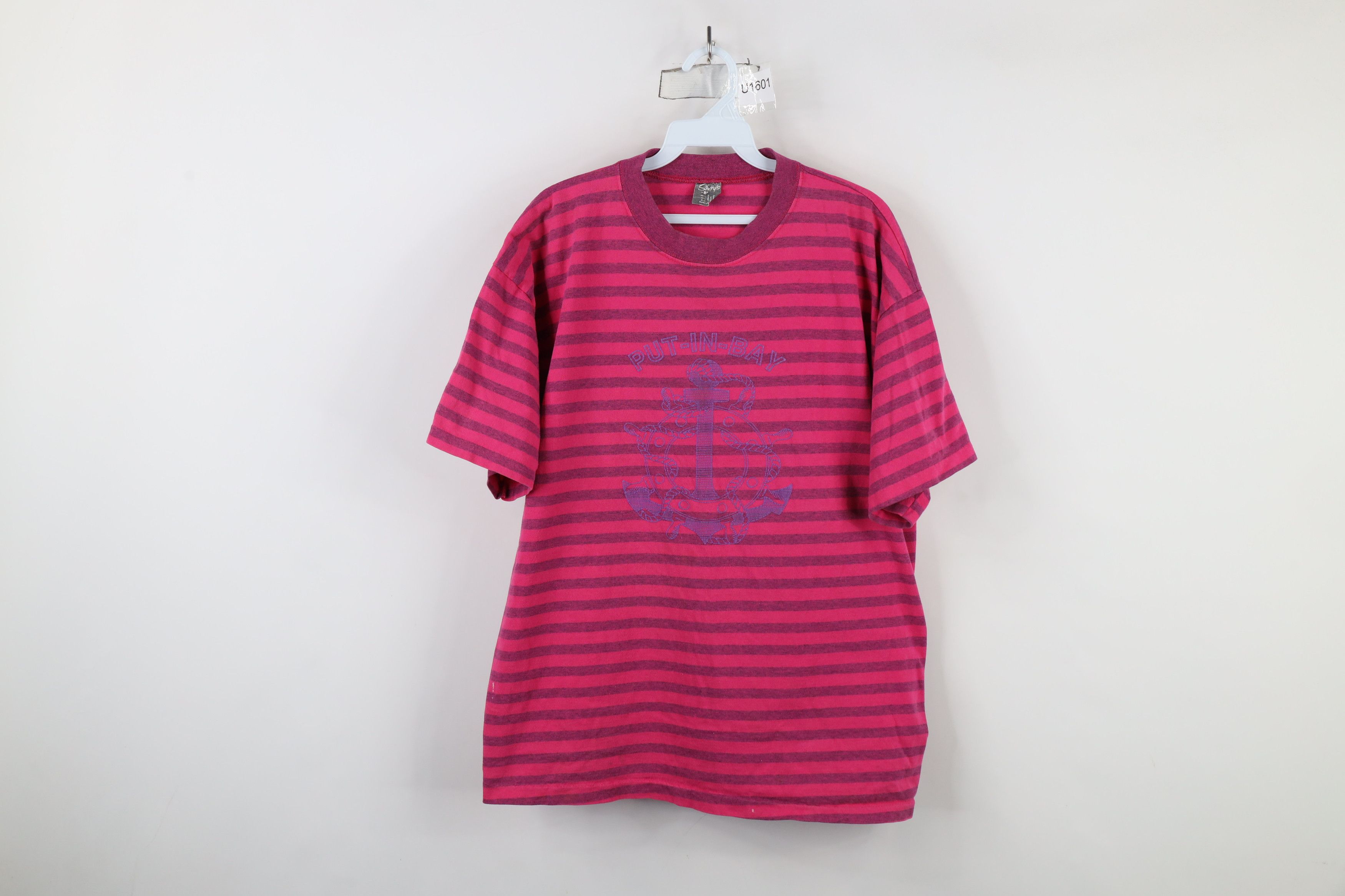 Vintage Vintage 90s Streetwear Put In Bay Boat Anchor T-Shirt USA Size XL / US 12-14 / IT 48-50 - 1 Thumbnail