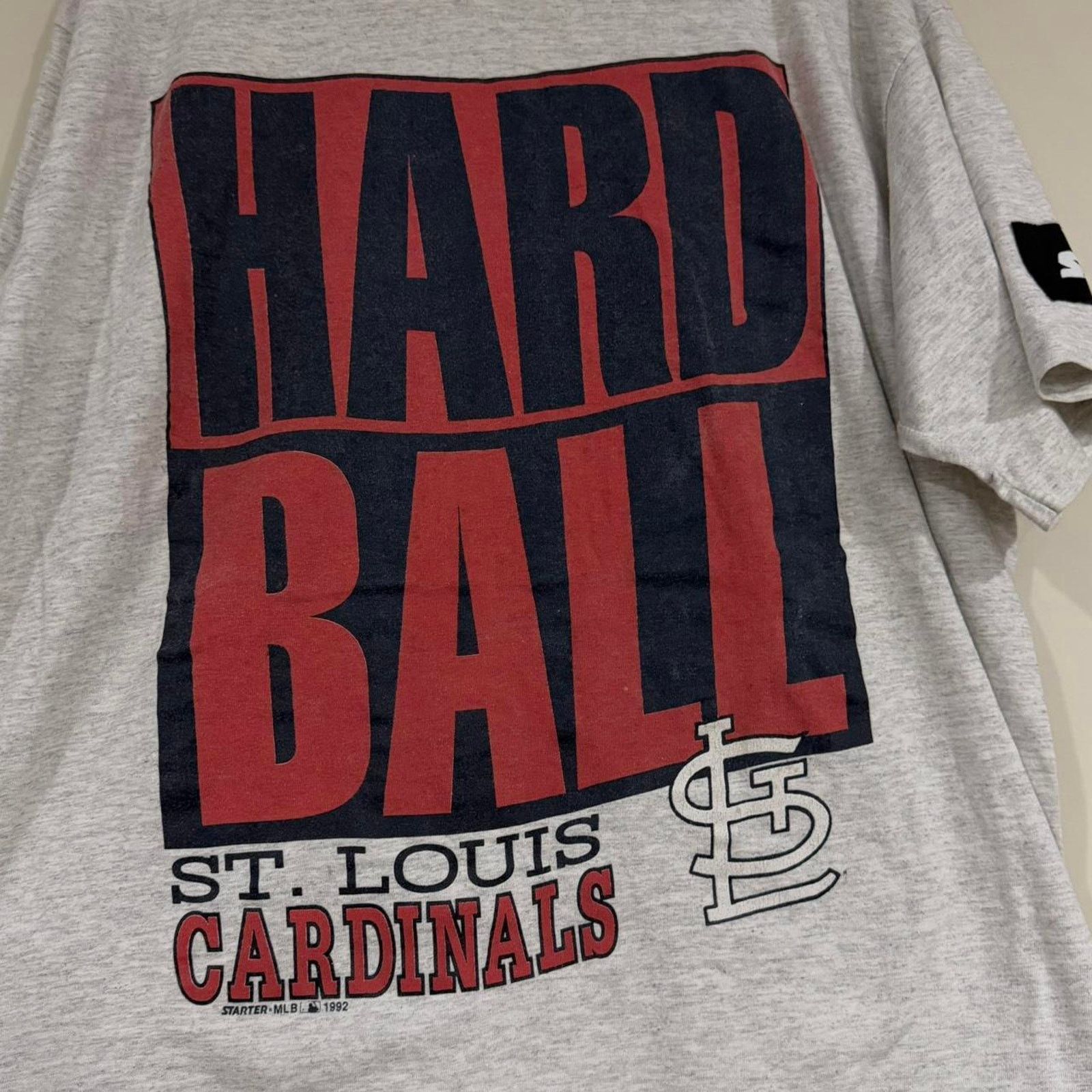 Starter 1992 St. Louis Cardinals Hardball Shirt Size US XL / EU 56 / 4 - 2 Thumbnail