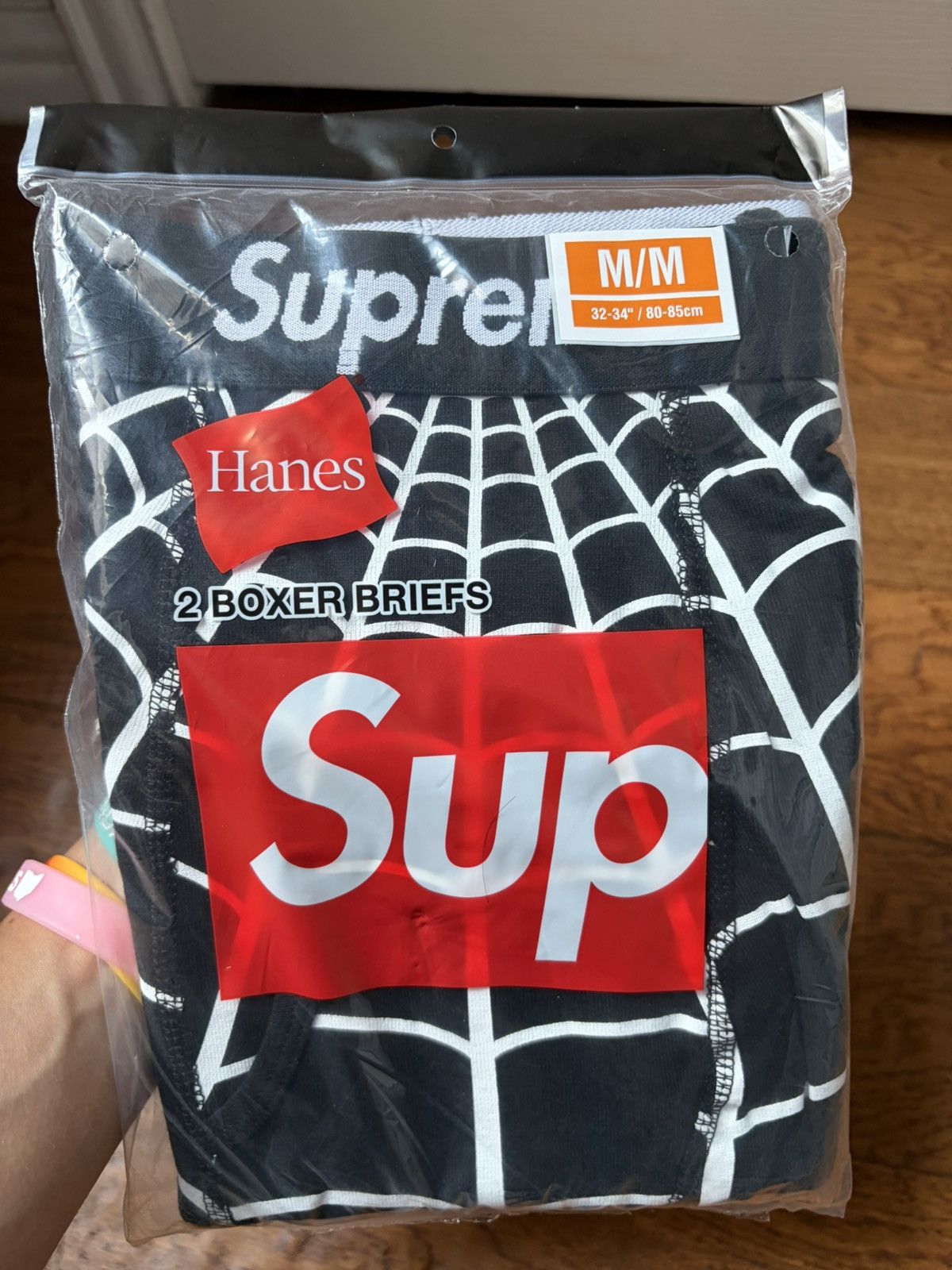Supreme Supreme Spider-man Hanes Boxer Briefs Size 32 - 1 Thumbnail