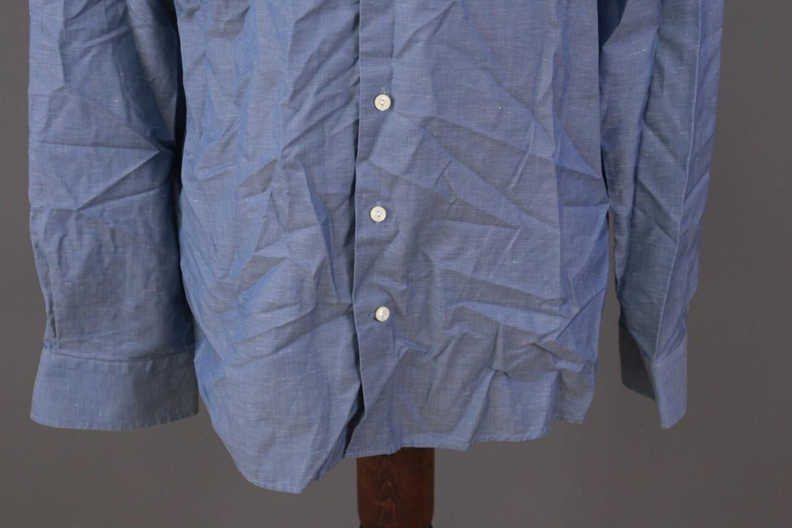 Eton Eton Blue Contemporary Wr Free Cotton Shirt Size 42 / 16 Size US M / EU 48-50 / 2 - 2 Thumbnail
