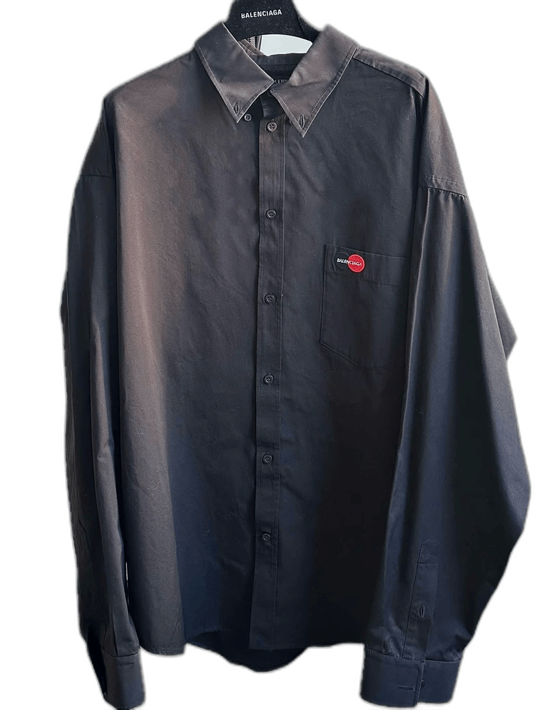 Balenciaga balenciaga black long sleeve shirt Size US L / EU 52-54 / 3 - 1 Thumbnail