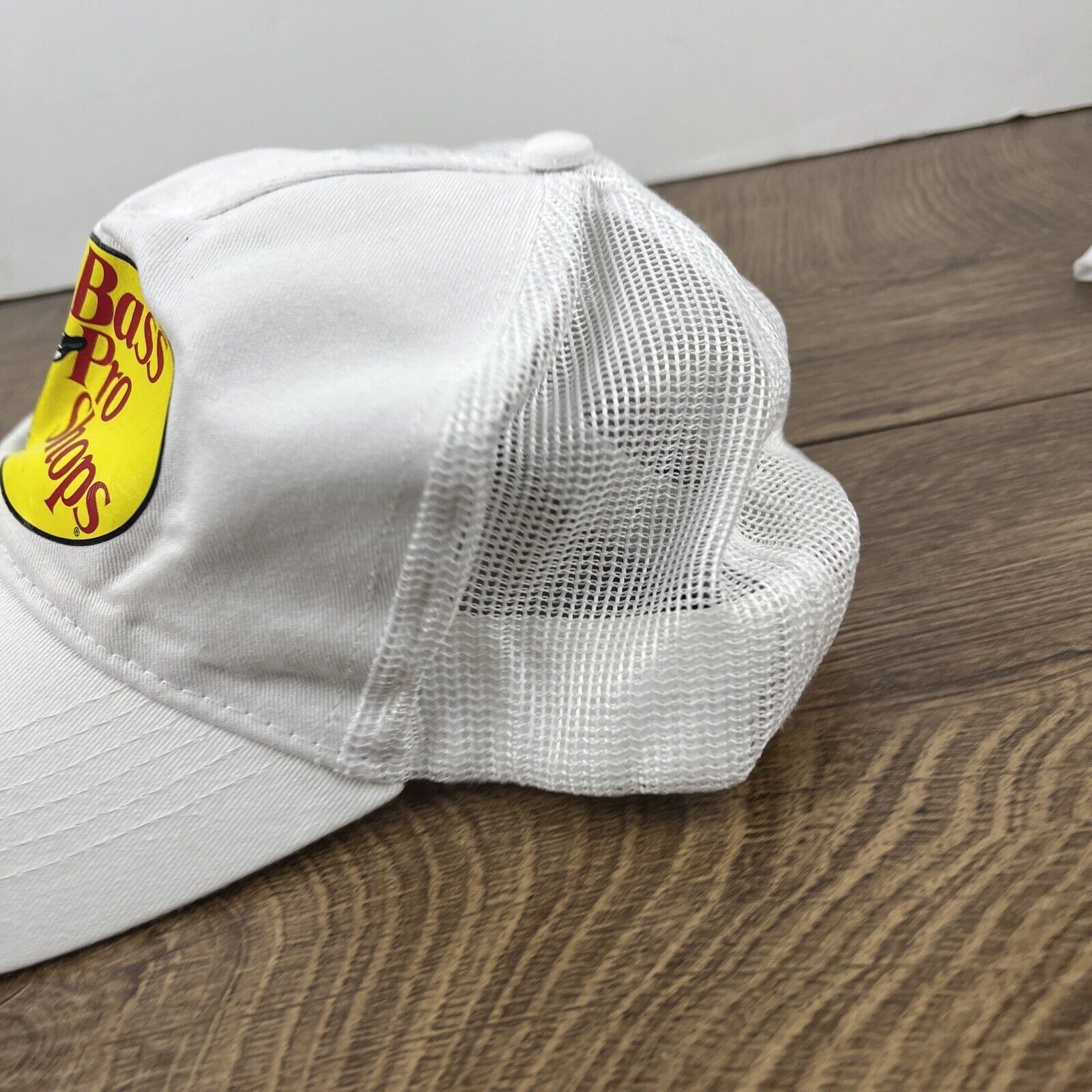 Other Bass Pro Snapback Hat White Hat Adjustable Adult Size Hat Wh Size ONE SIZE - 7 Thumbnail