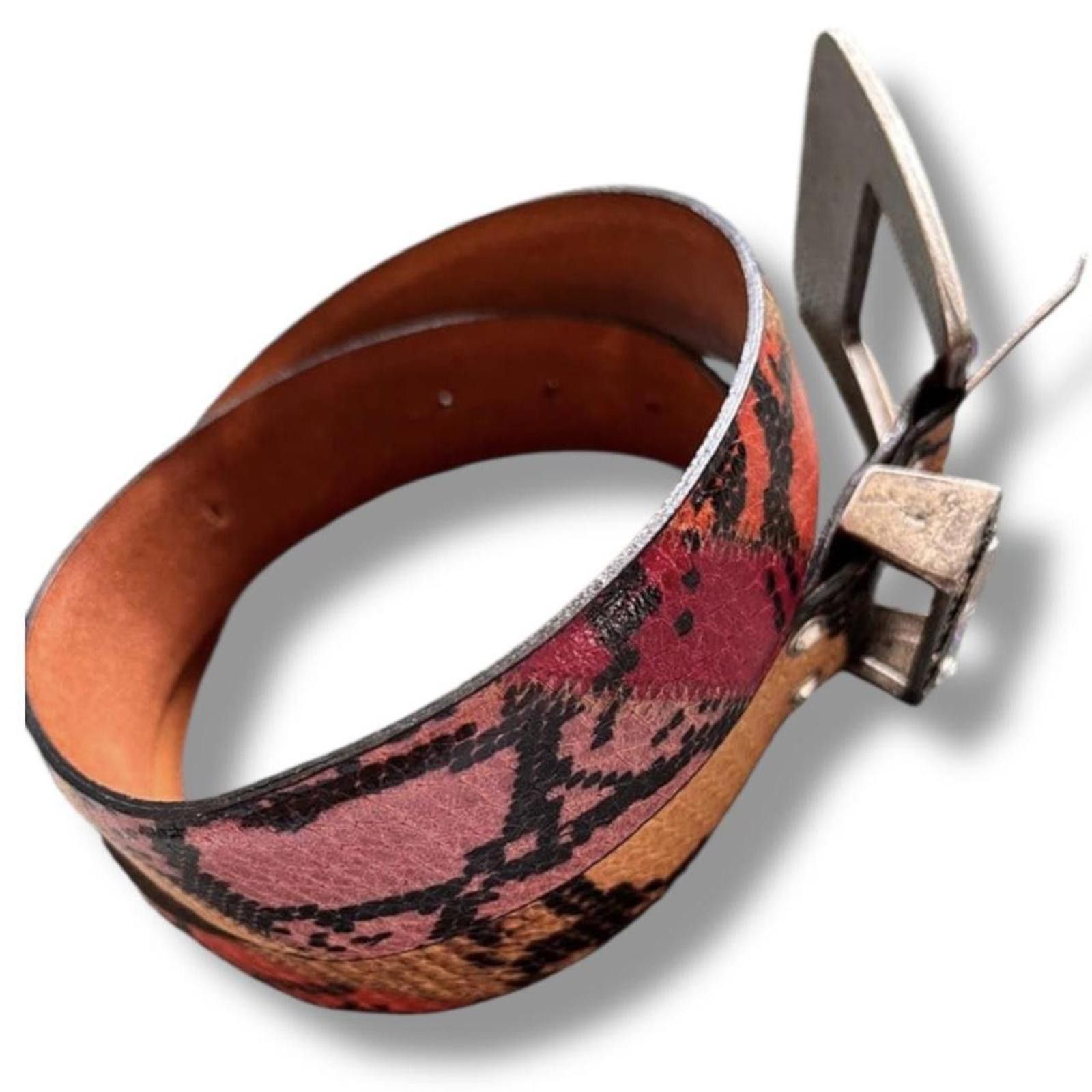 Other Snake pattern pink whimsy goth grunge unique belt Size ONE SIZE - 4 Thumbnail